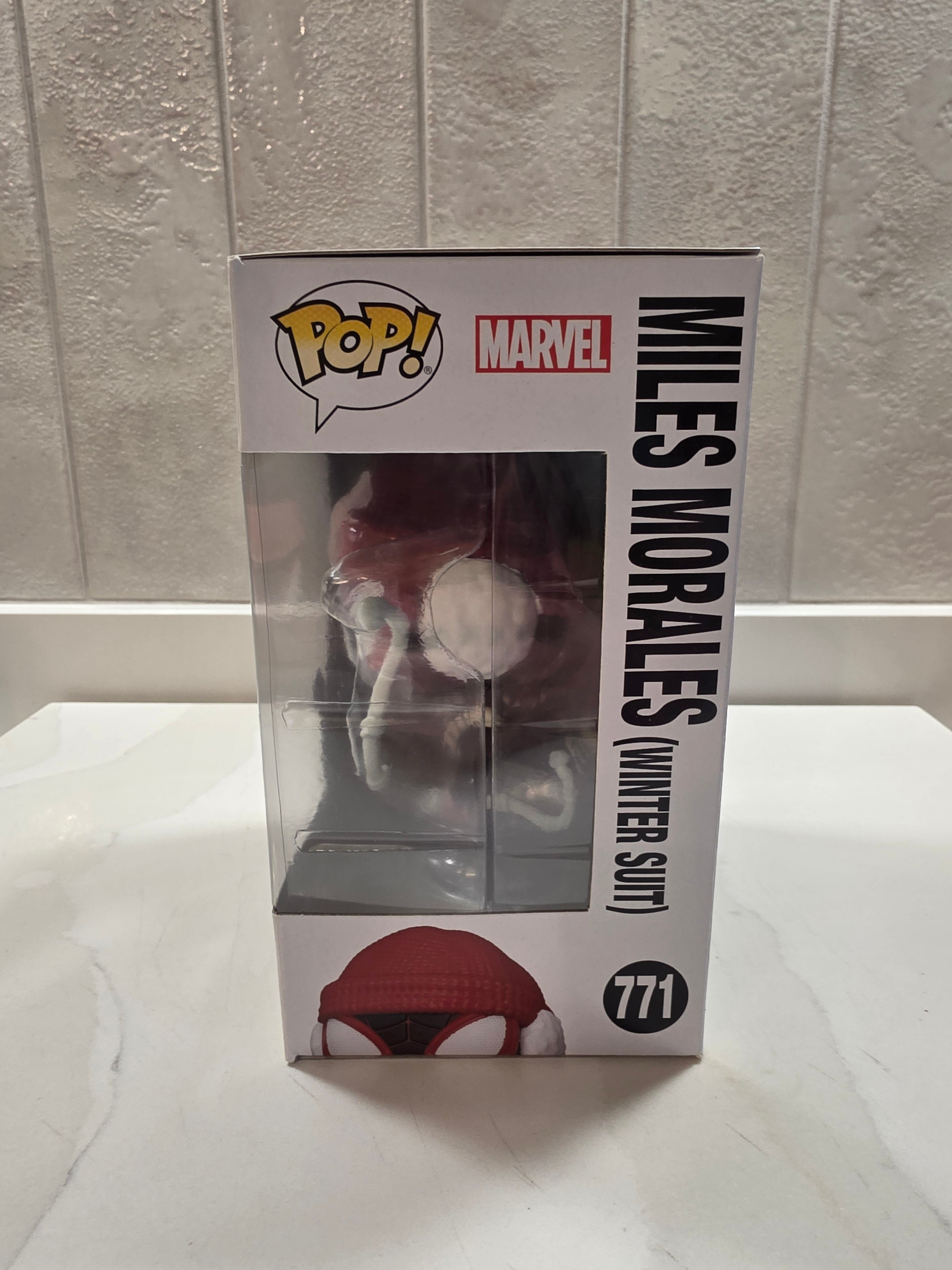 Funko Pop! Marvel Miles Morales (winter suit) 771 (pre-owned)