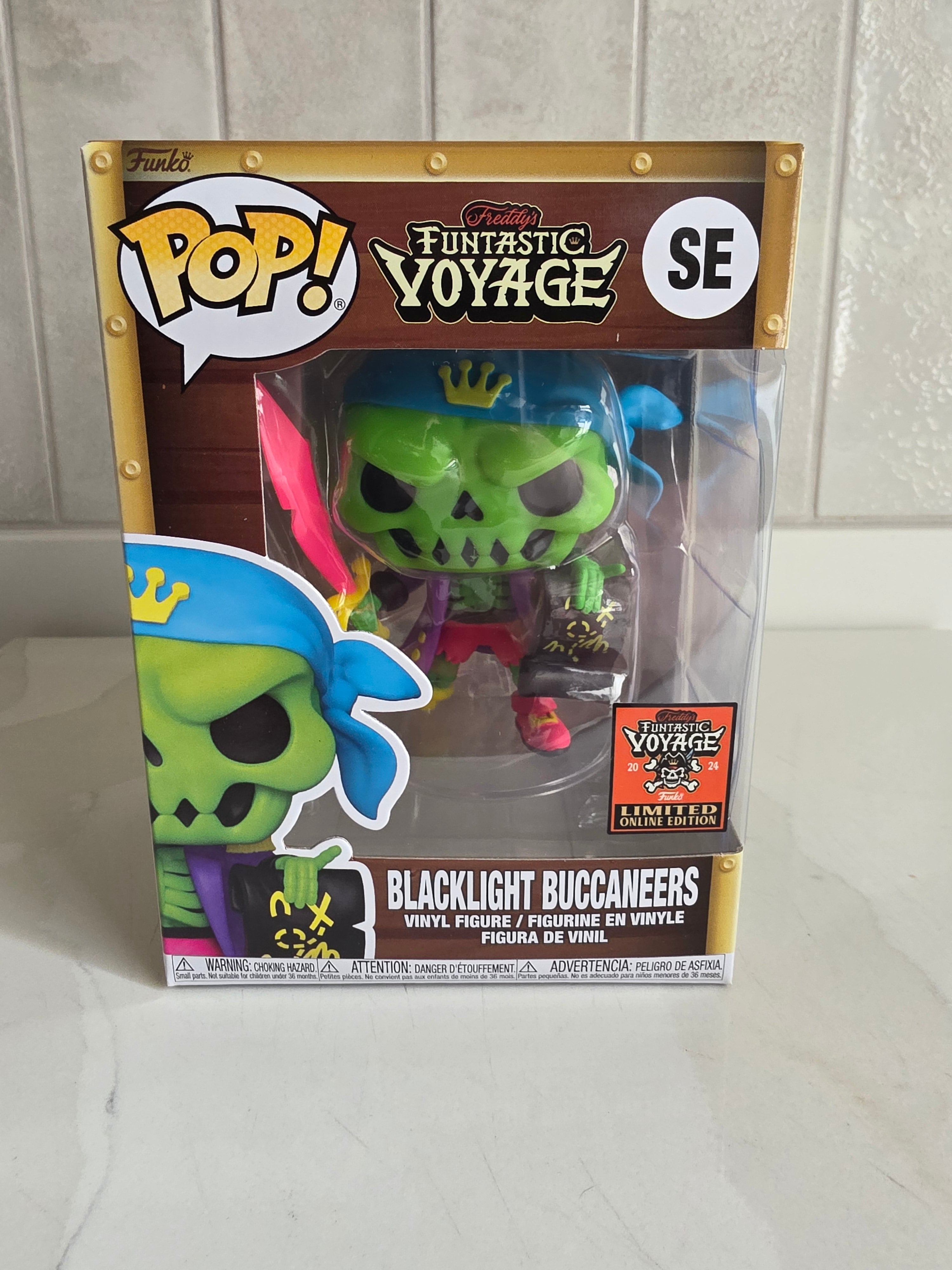 Funko Pop! Funtastic Voyage Blacklight Buccaneers SE 2024 (Pre-owned)
