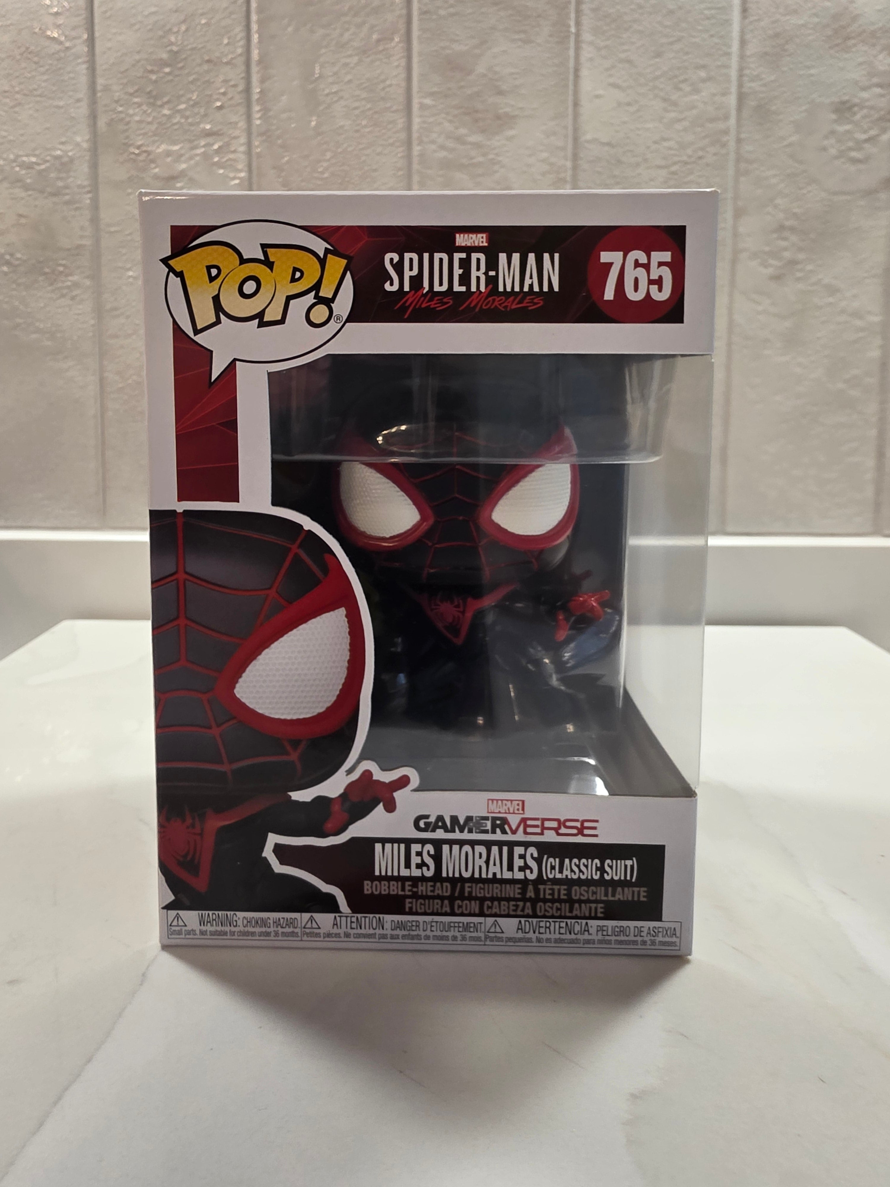 Funko Pop! Marvel Miles Morales (Classic Suit) 765 (pre-owned)
