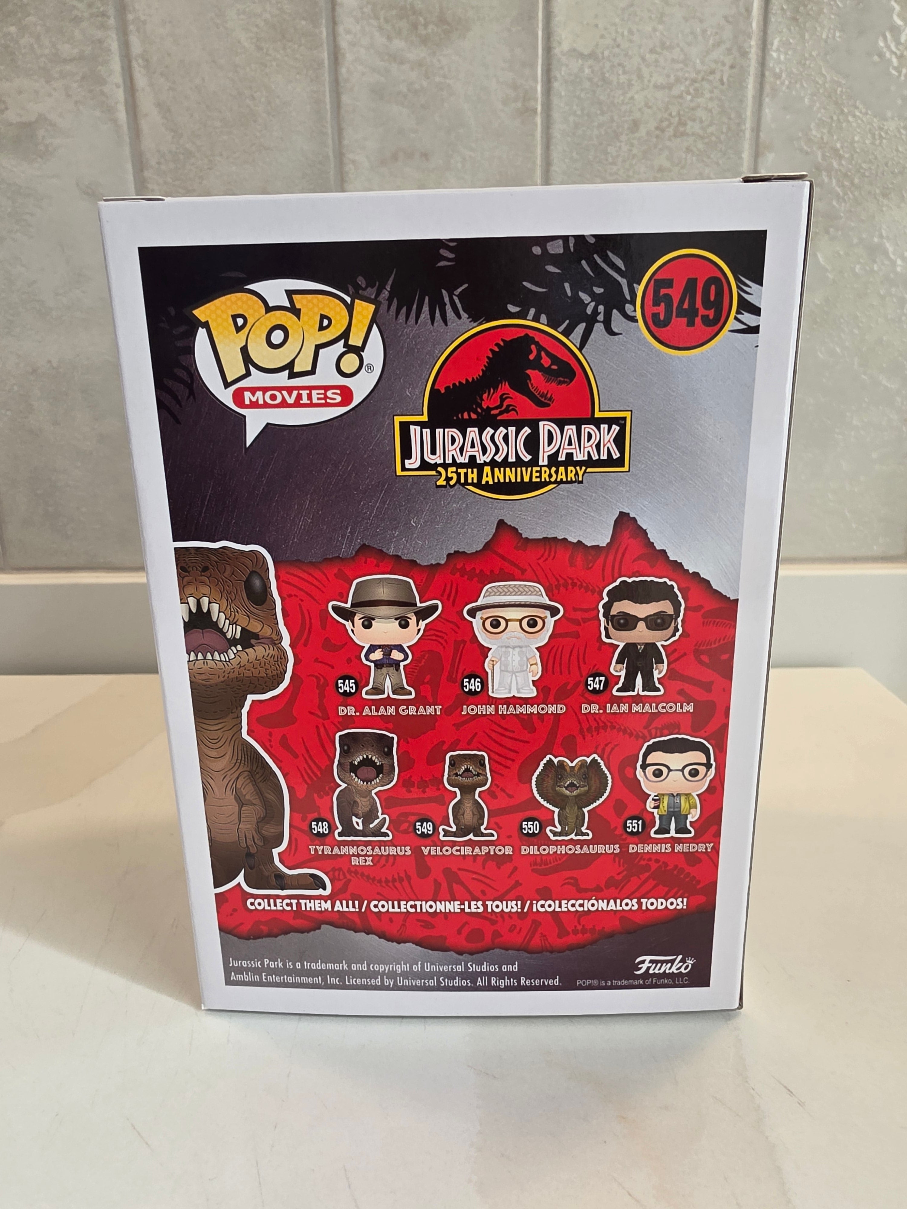 Funko Pop! Movies Velociraptor 549 (pre-owned)