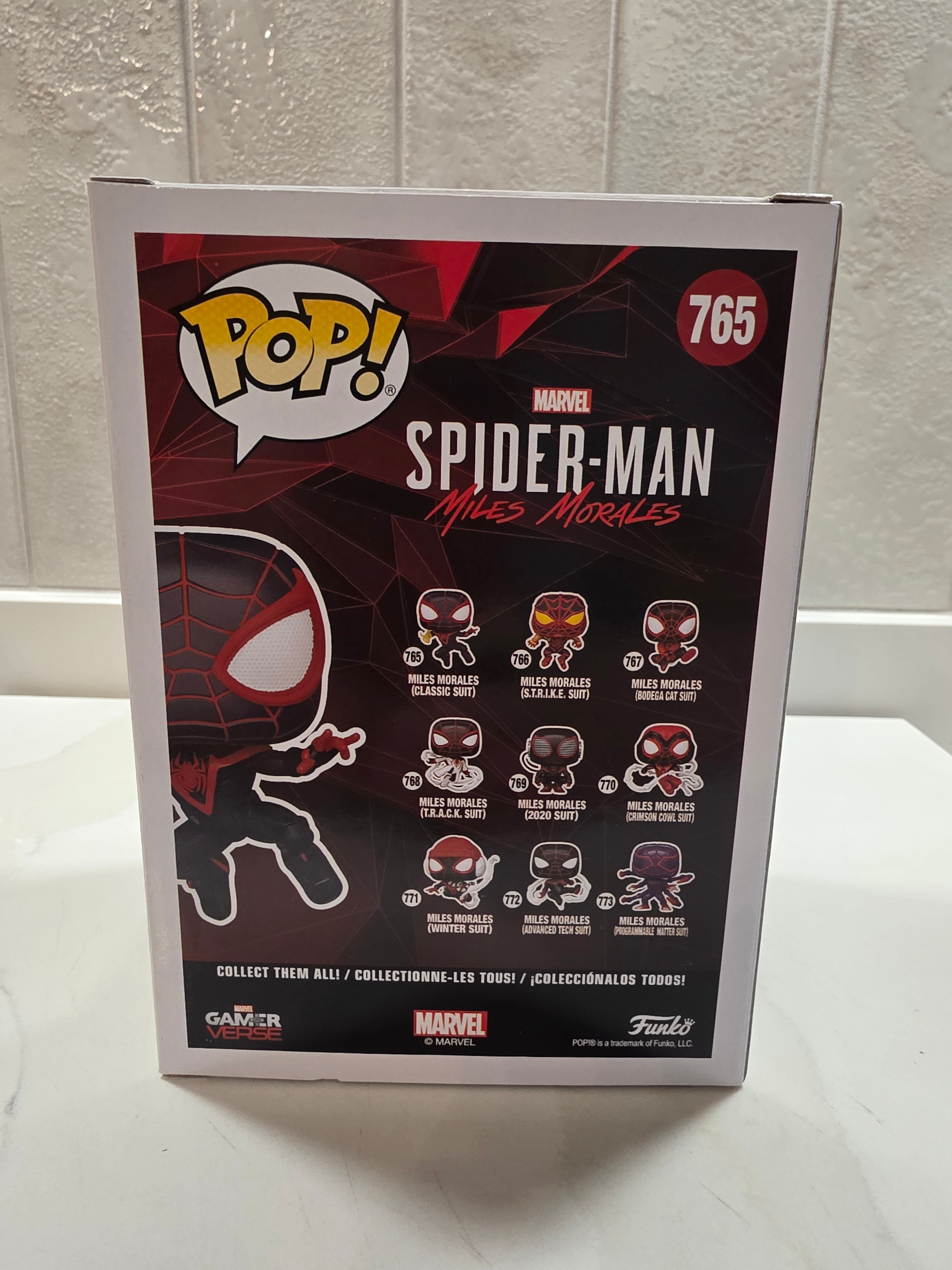 Funko Pop! Marvel Miles Morales (Classic Suit) 765 (pre-owned)