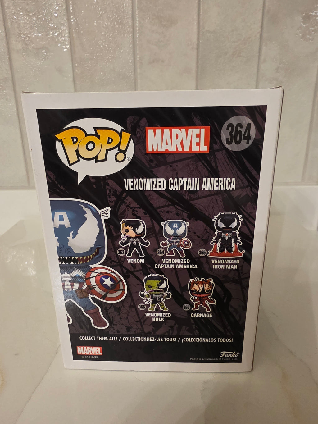 Funko Pop! Marvel Venomized Captain America 364 (pre-owned)