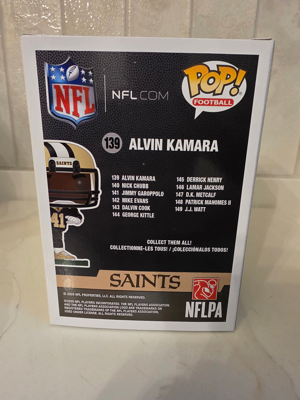 Funko Pop! NFL Saints Alvin Kamara (pre-owned)