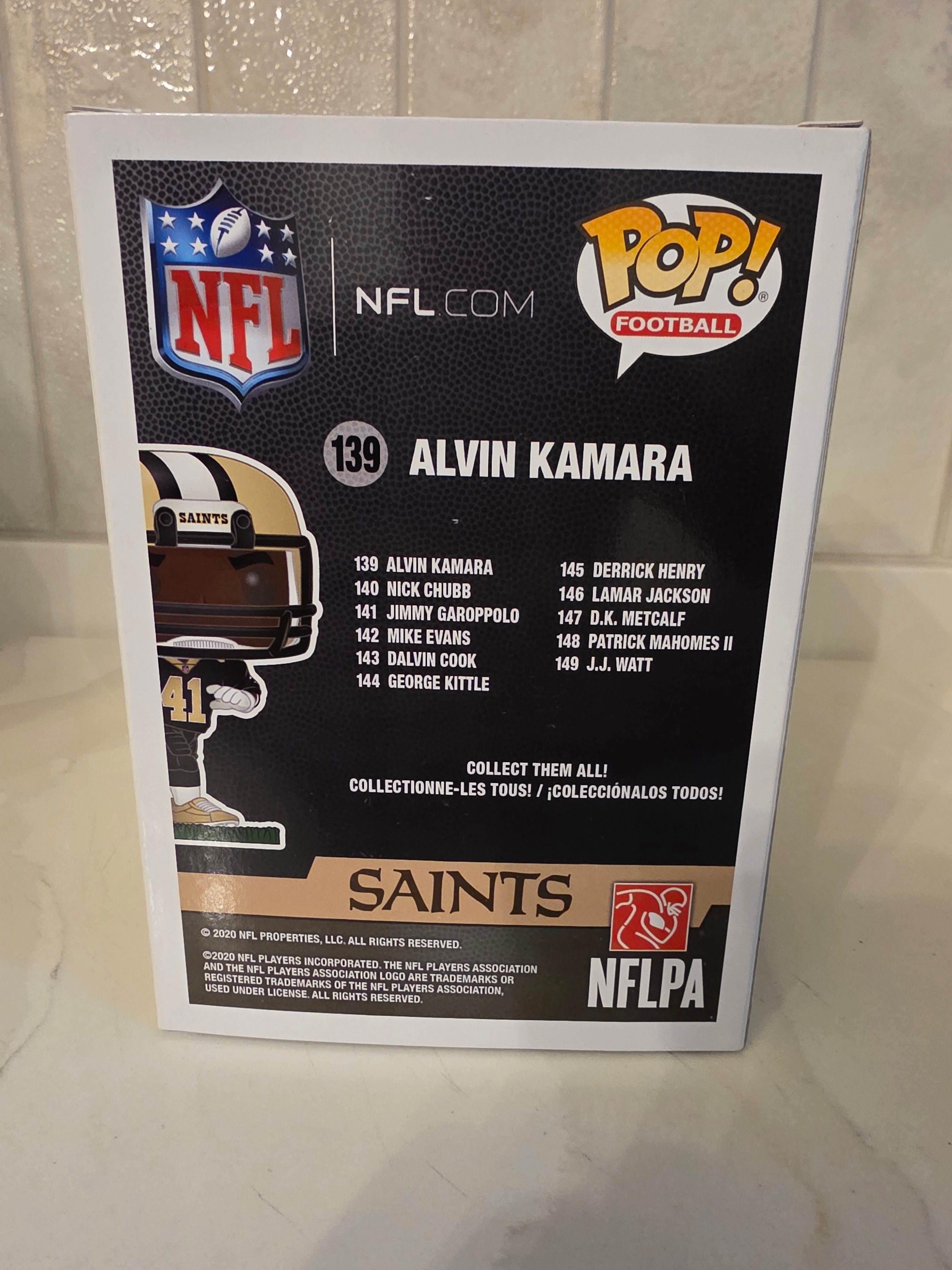 Funko Pop! NFL Saints Alvin Kamara (pre-owned)