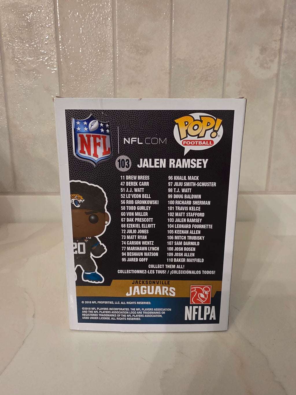 Funko Pop! NFL Jaguars Jalen Ramsey 103 (pre-owned)
