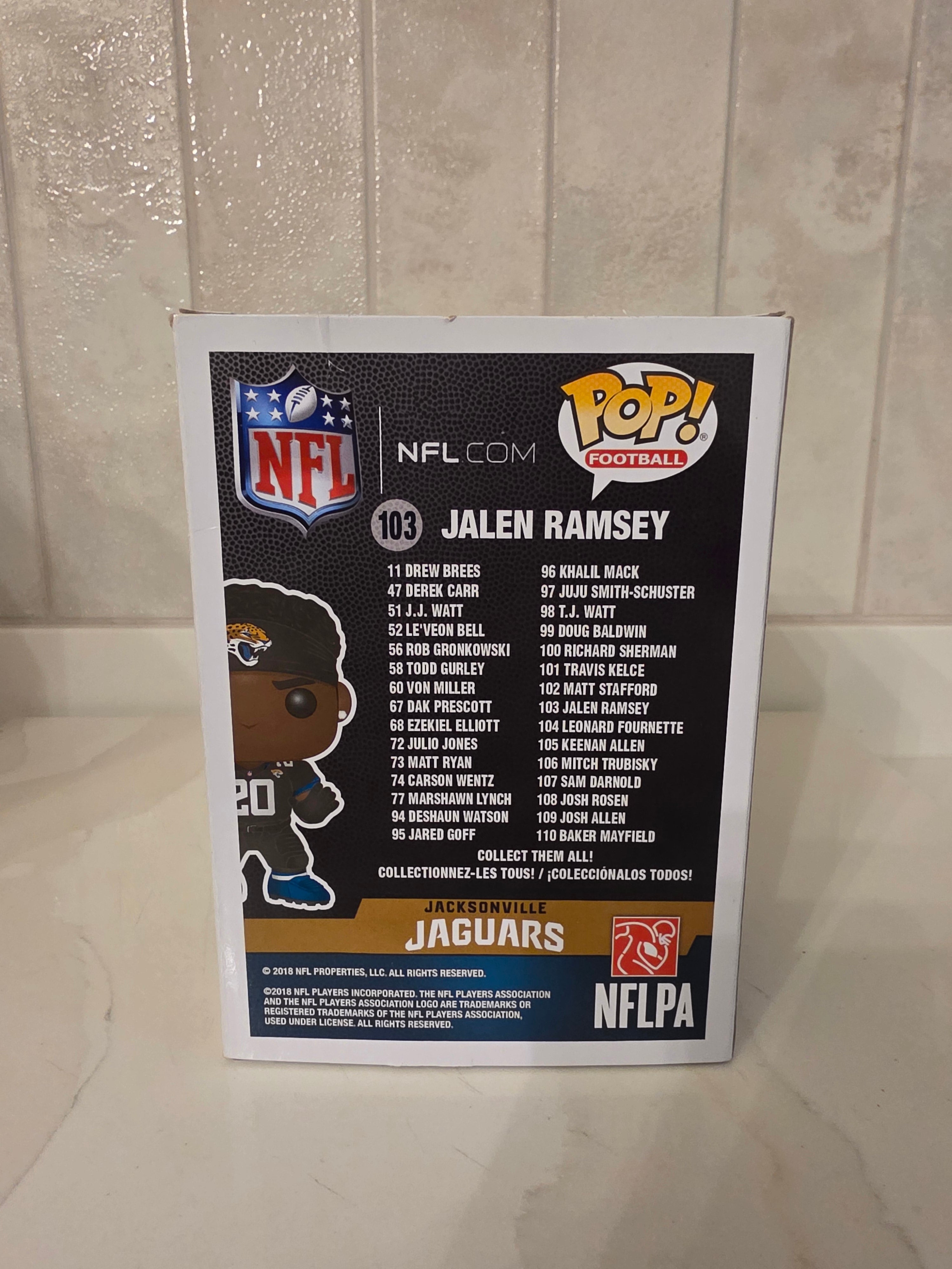 Funko Pop! NFL Jaguars Jalen Ramsey 103 (pre-owned)