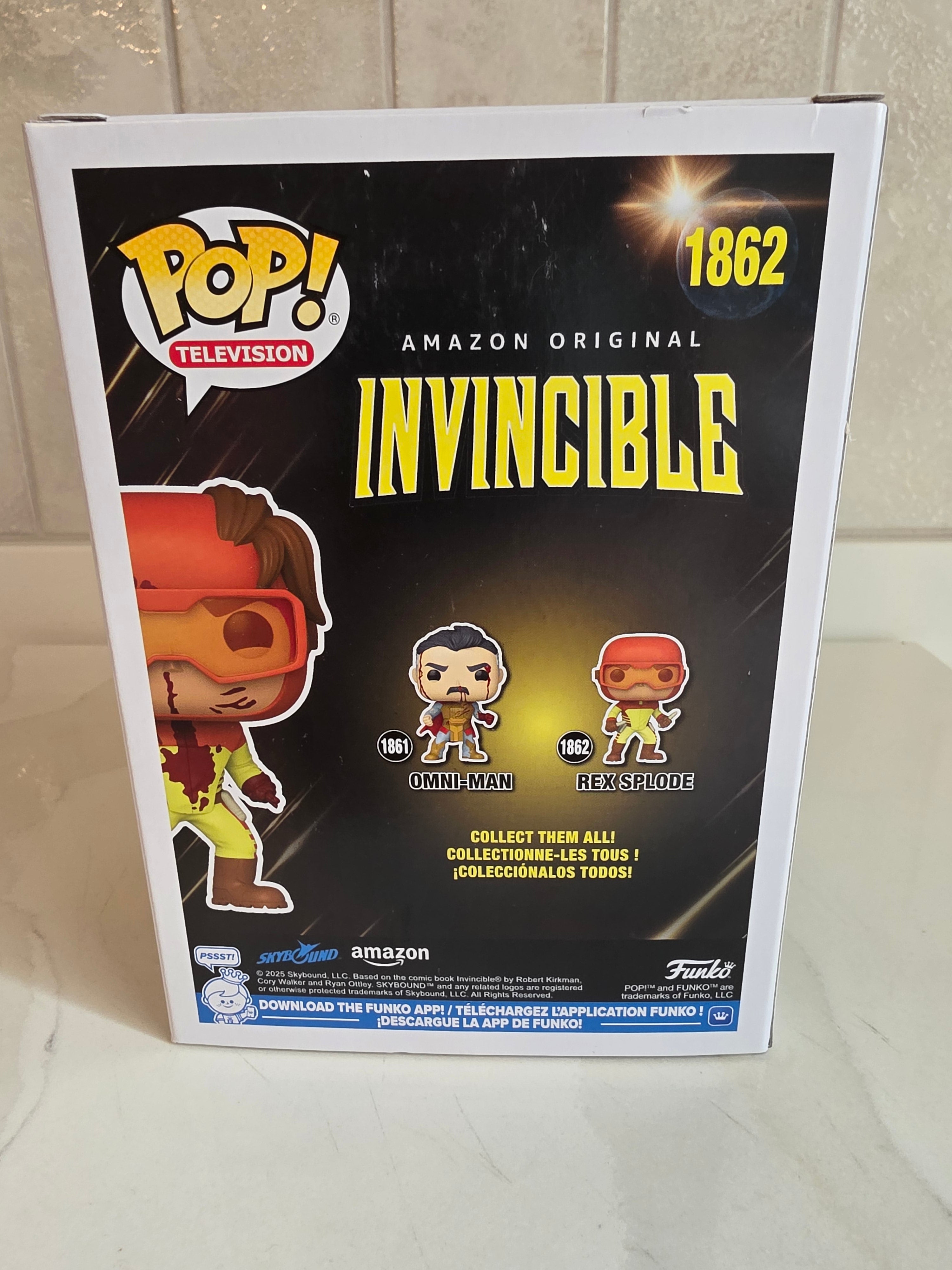 Funko Pop! Invincible Rex Splode Chase 1862 (pre-owned)