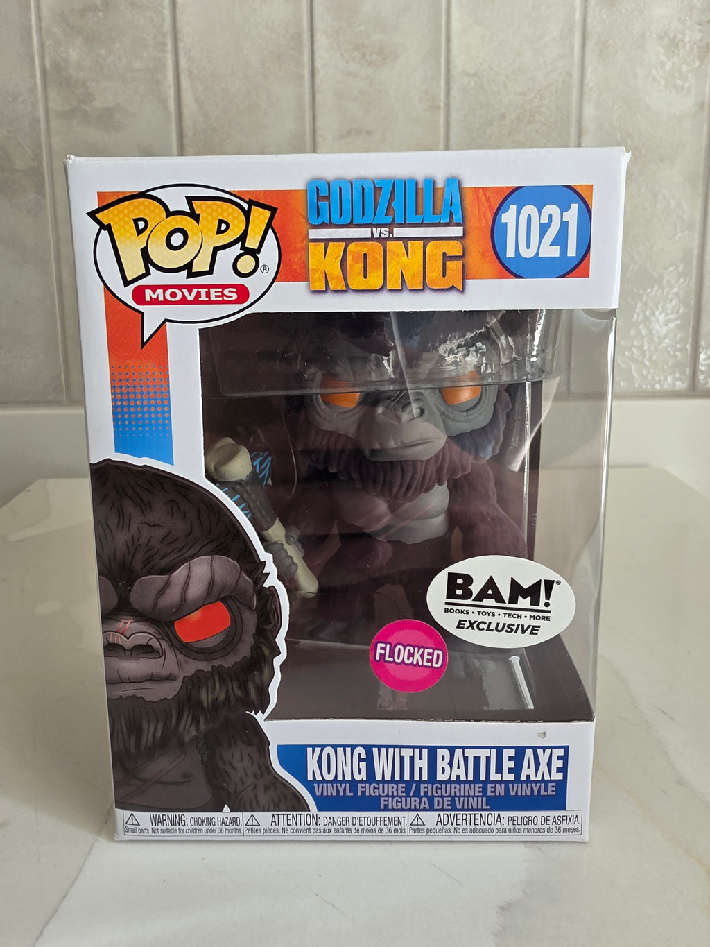 Funko Pop! Kong with Battle Axe 1021 (flocked) (pre-owned)