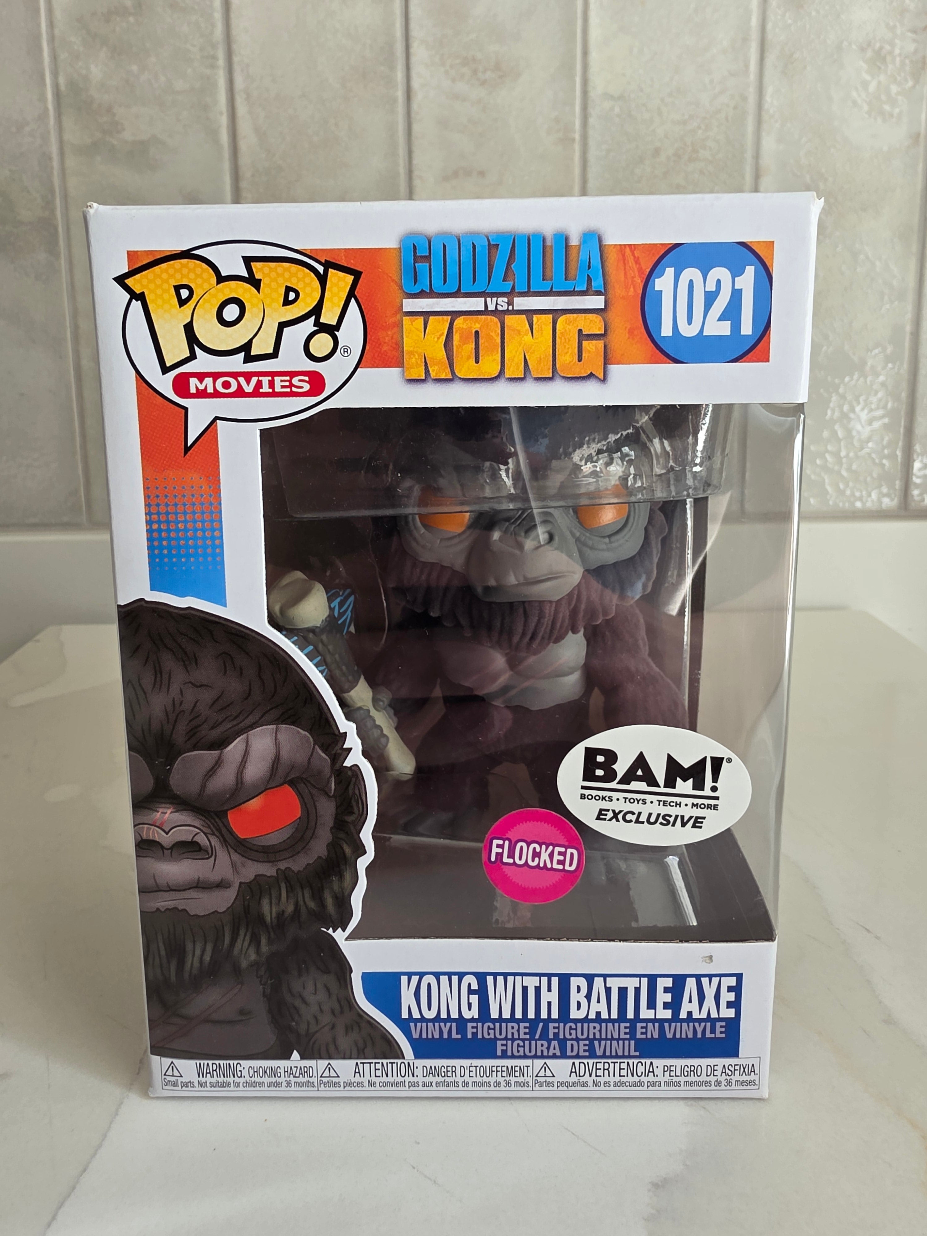 Funko Pop! Kong with Battle Axe 1021 (flocked) (pre-owned)