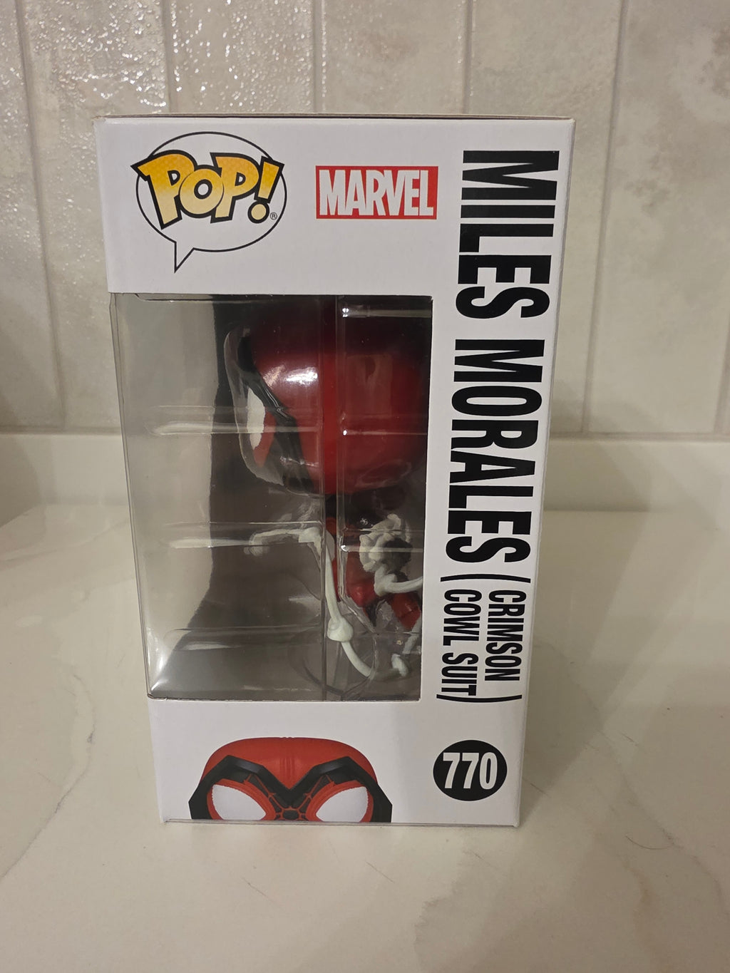 Funko Pop! Marvel Miles Morales (crimson cowl suit) 770 (pre-owned)