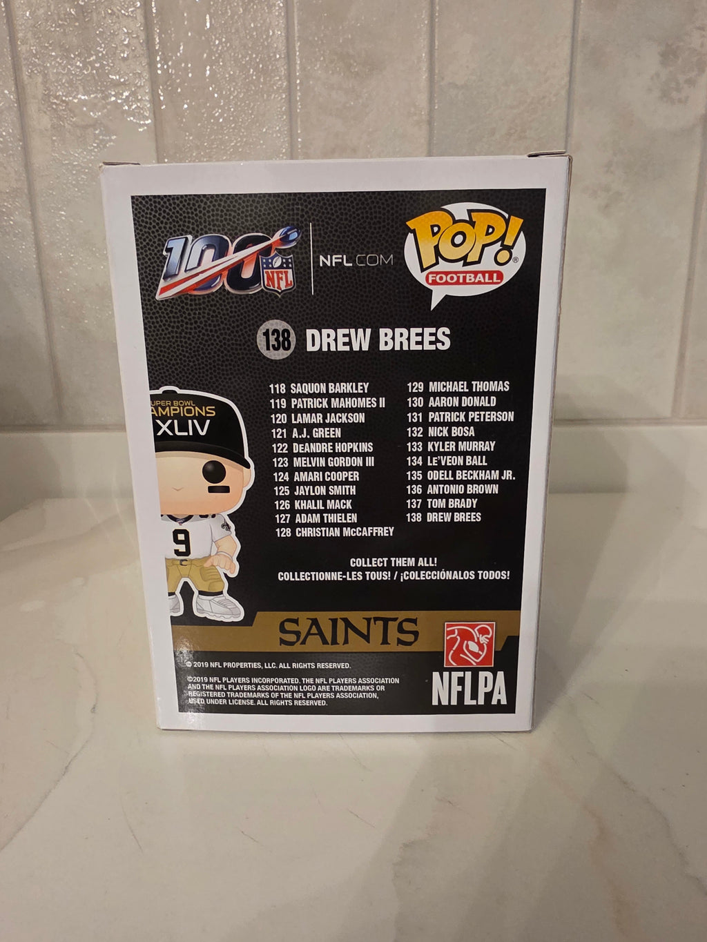 Funko Pop! NFL Saints Drew Brees 138 (pre-owned)
