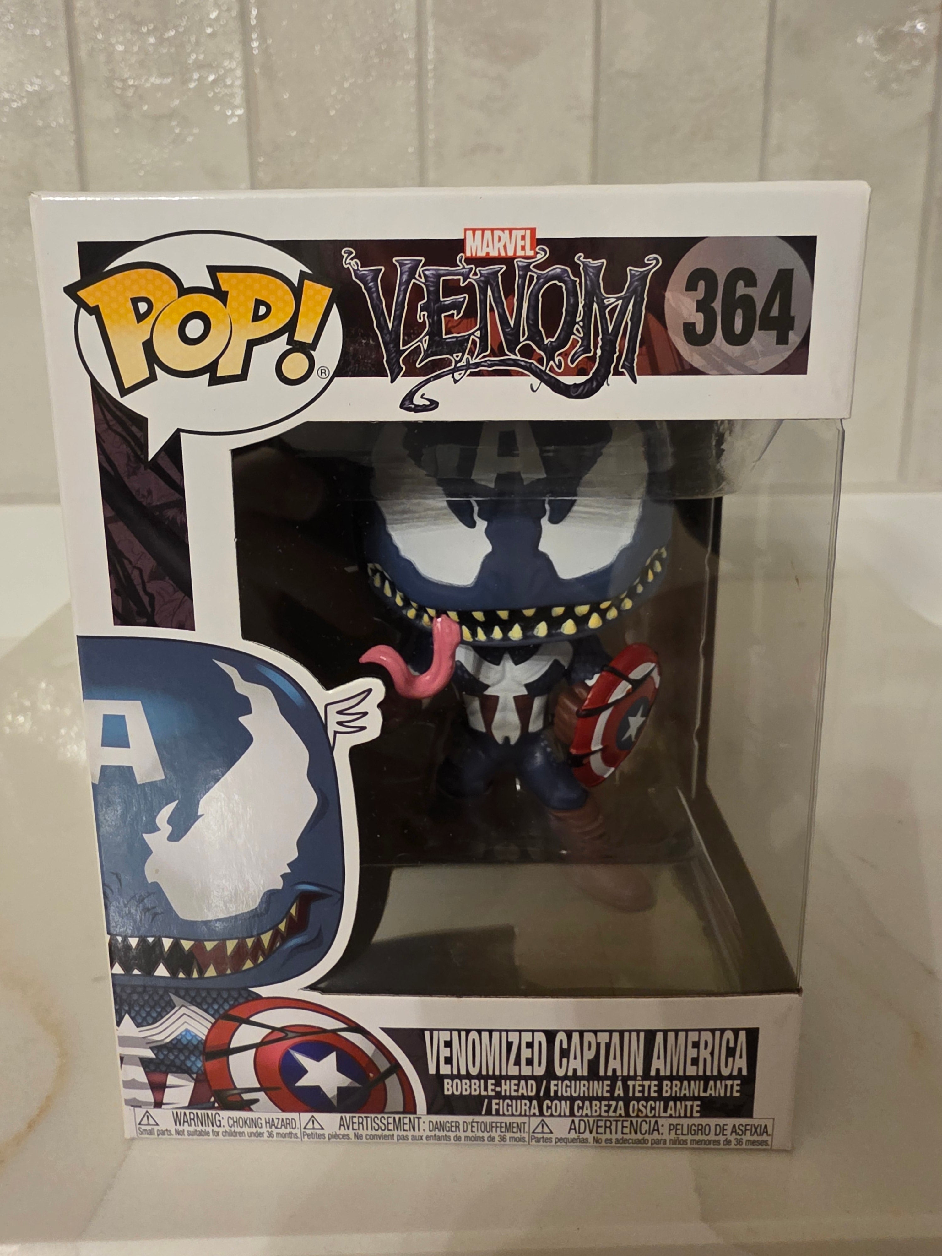 Funko Pop! Marvel Venomized Captain America 364 (pre-owned)