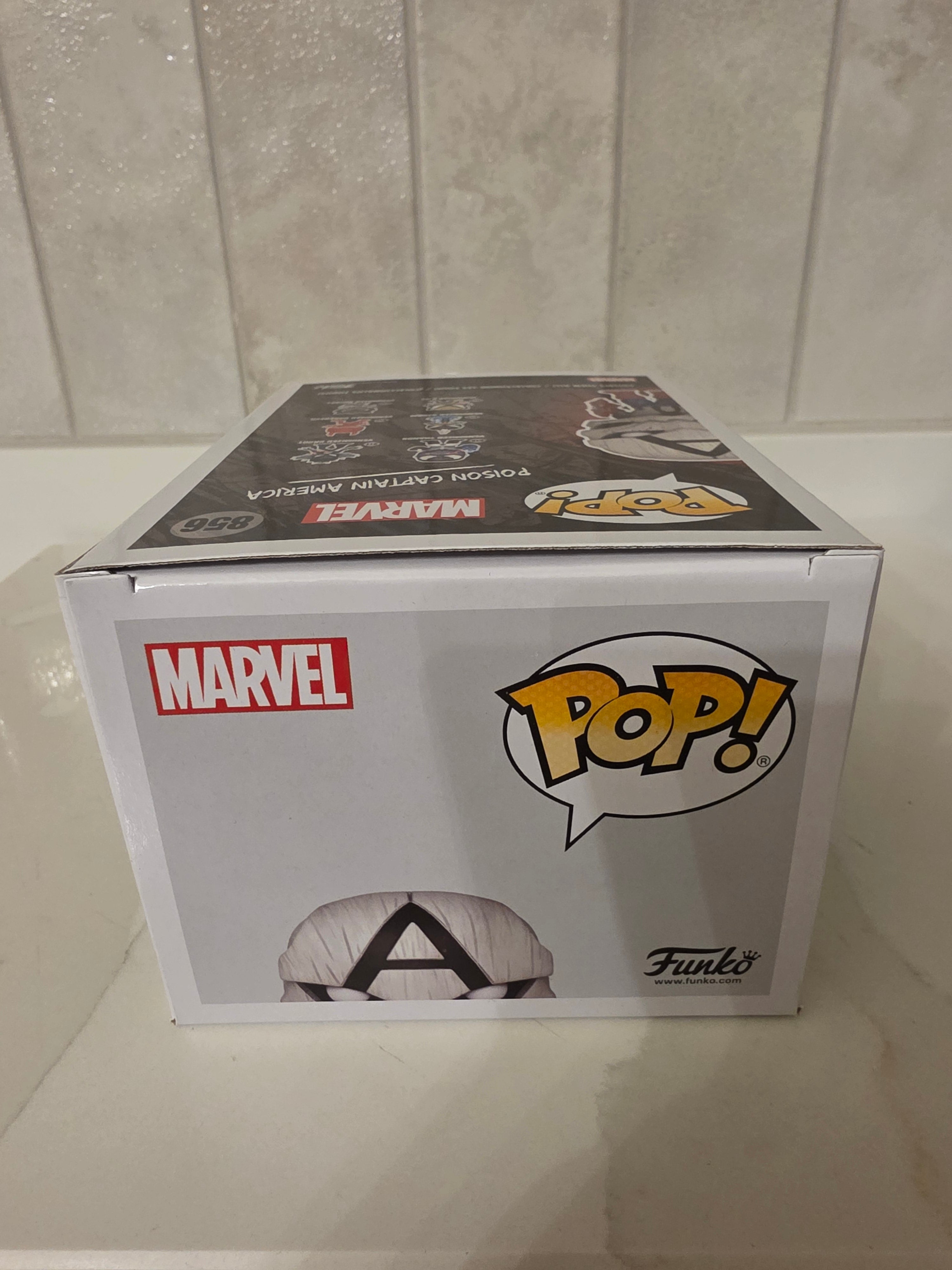 Funko Pop! Marvel Venom Poison Captain America 856 (pre-owned)