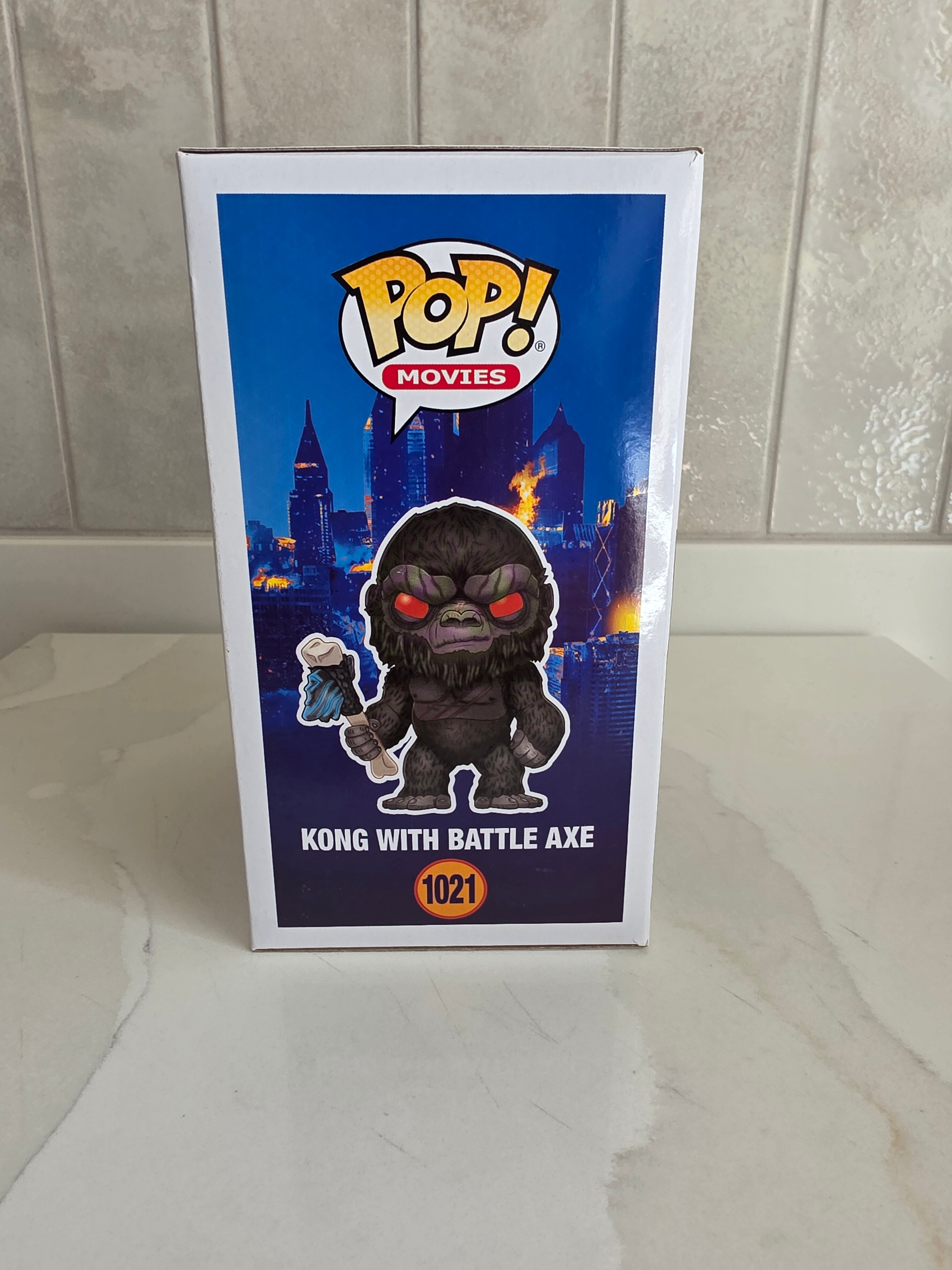 Funko Pop! Kong with Battle Axe 1021 (flocked) (pre-owned)
