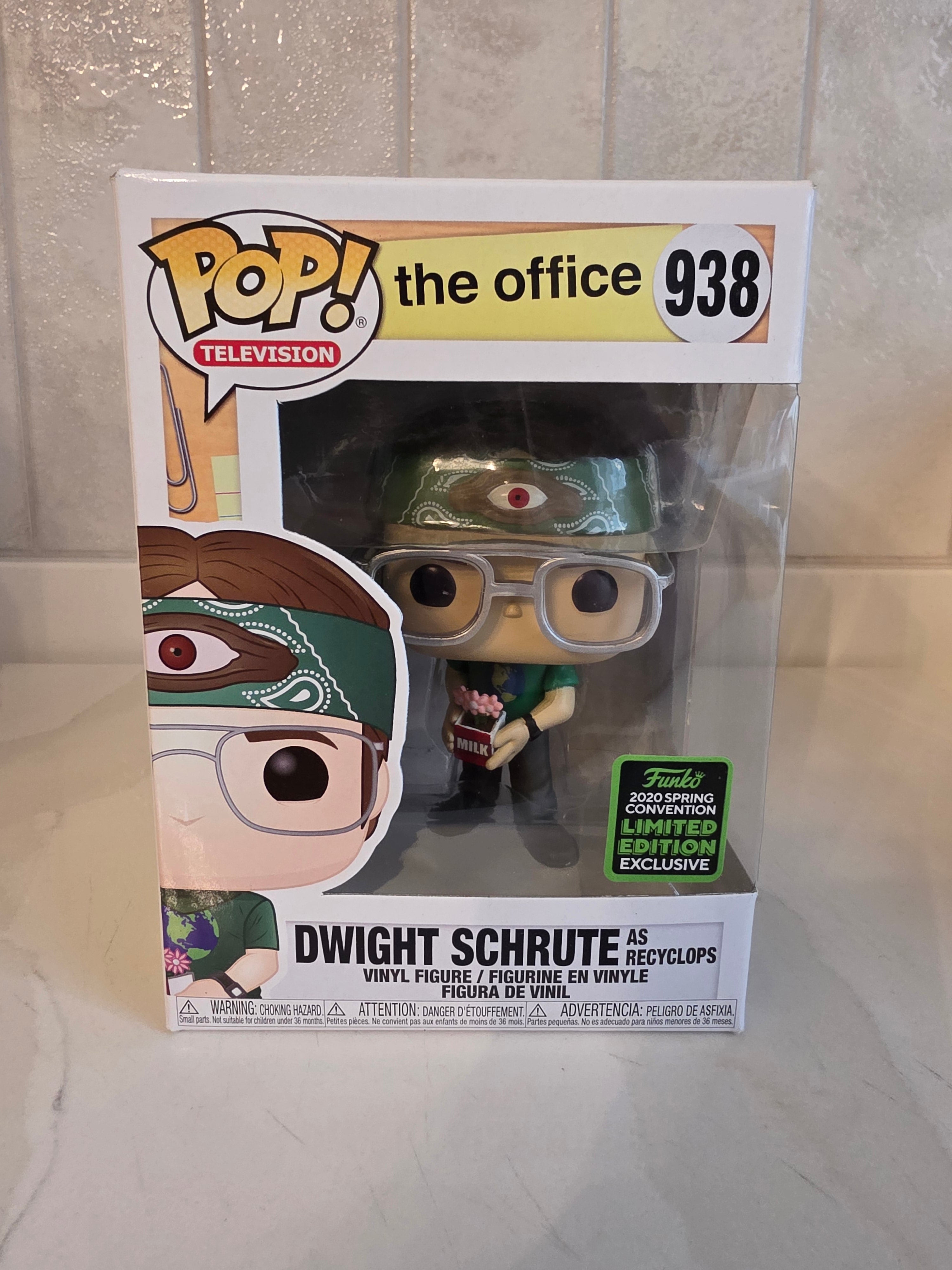 Funko Pop! The office Dwight Schrute as Recyclops 938 (pre-owned)