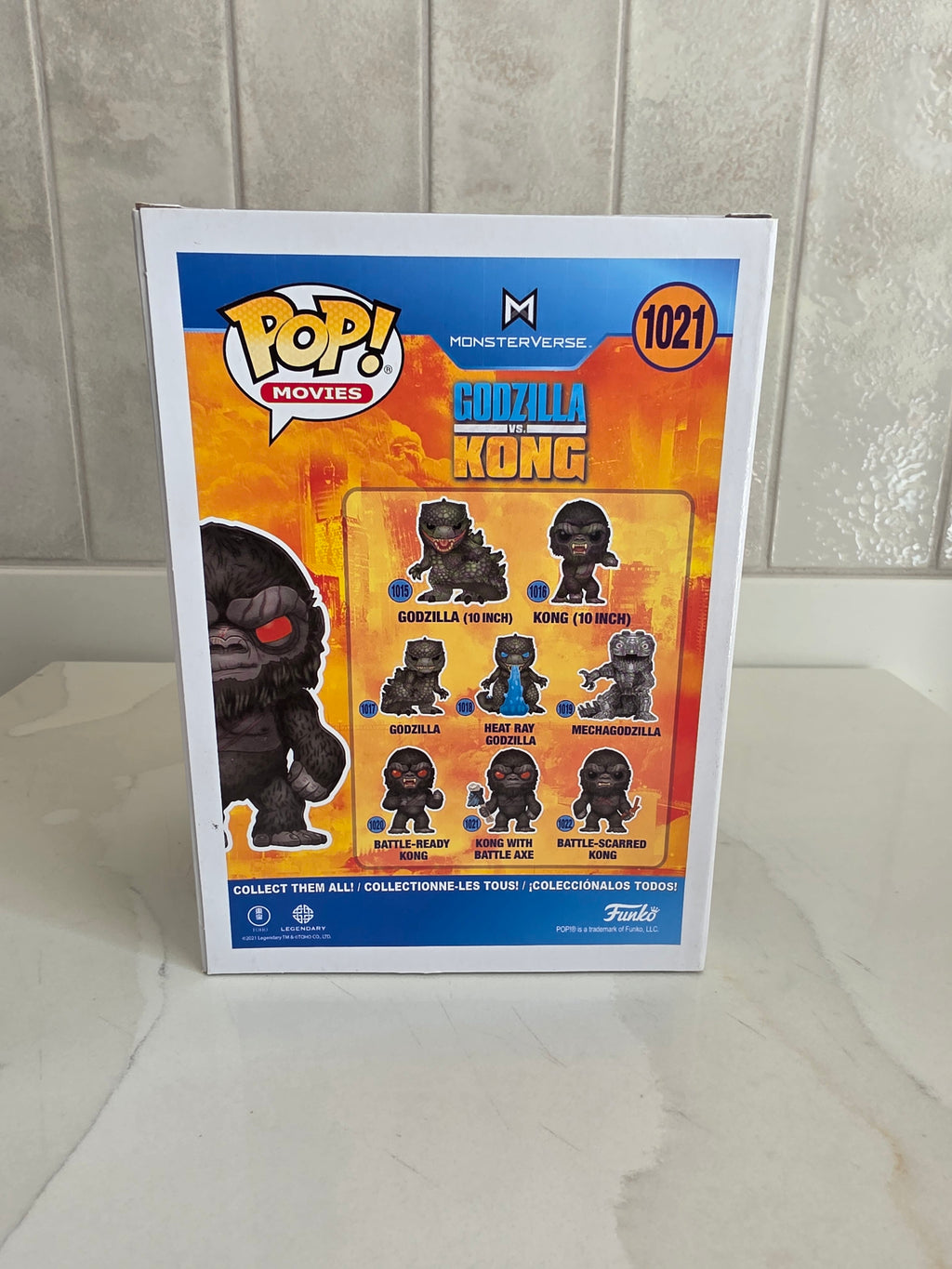 Funko Pop! Kong with Battle Axe 1021 (flocked) (pre-owned)