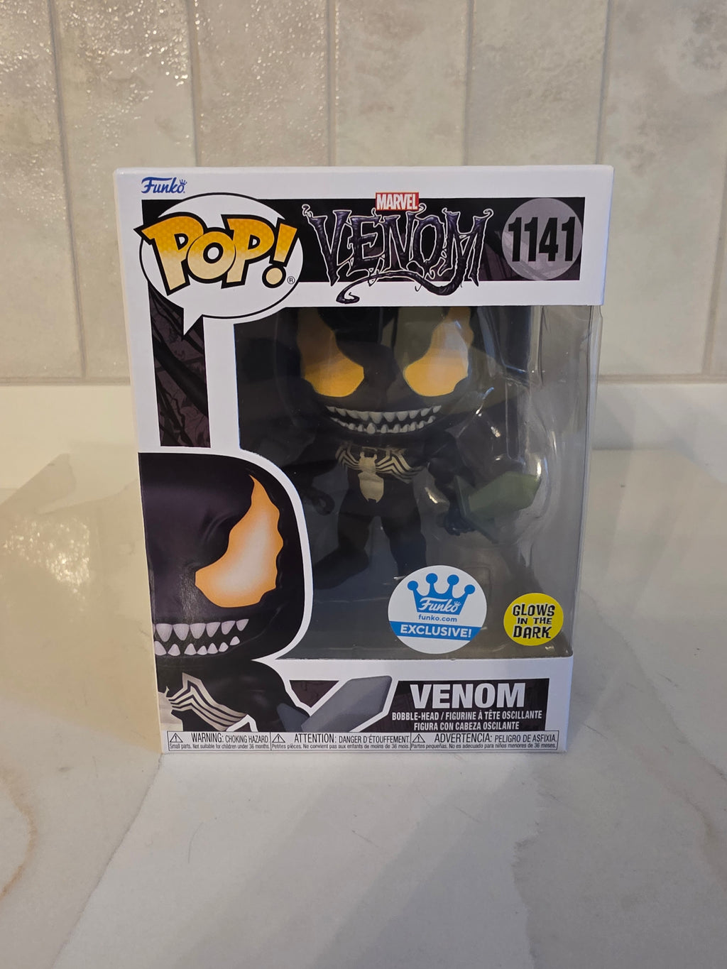 Funko Pop! Marvel Venom 1141 (glow in the dark) (pre-owned)