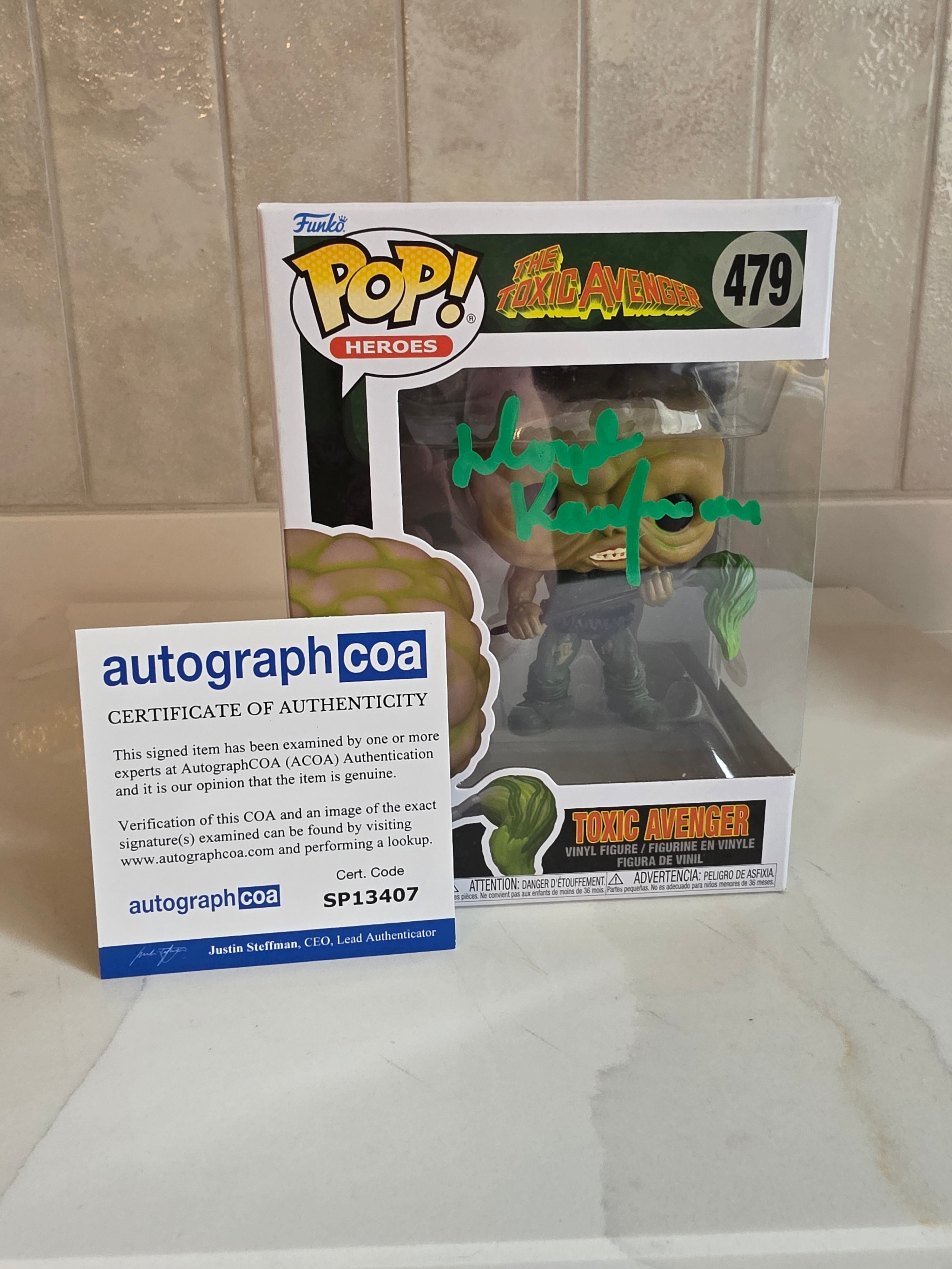 Funko Pop! The Toxic Avenger - autographed by Lloyd Kaufman