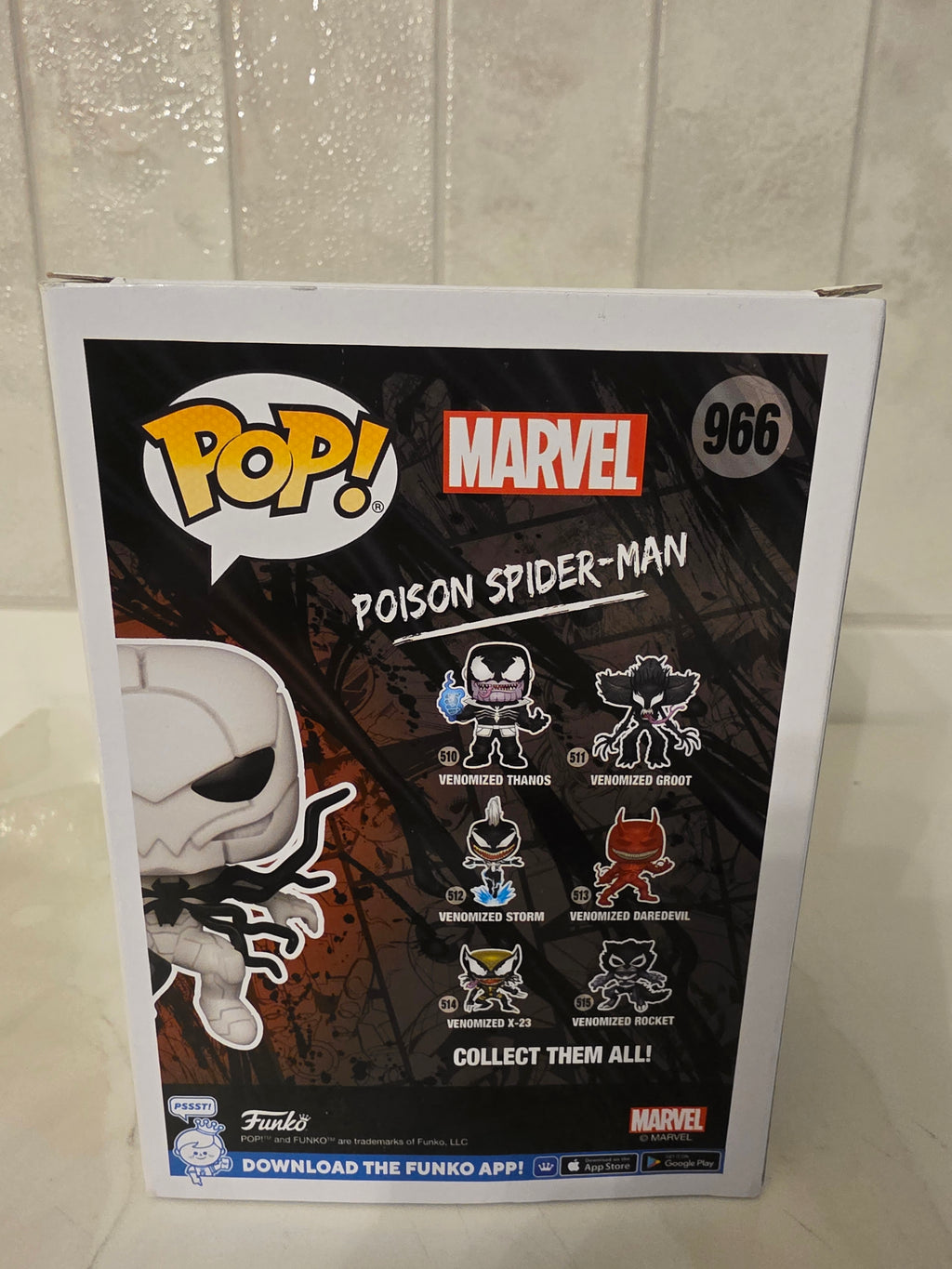 Funko Pop! Marvel Venom Poison Spider-man 966 (pre-owned)