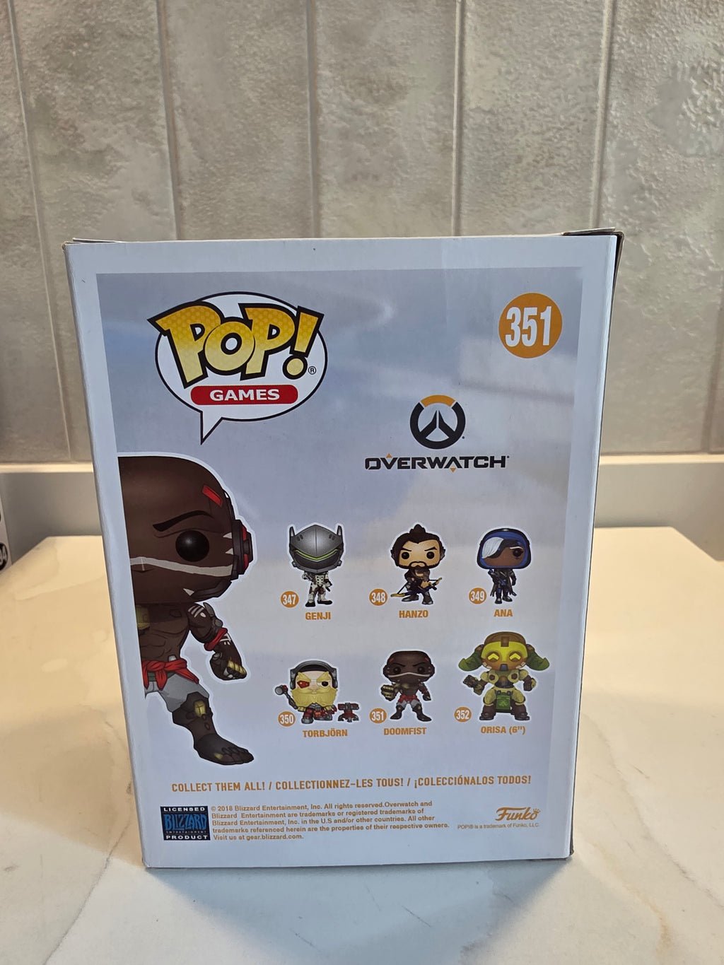 Funko Pop! Games Doomfist 351 (pre-owned)