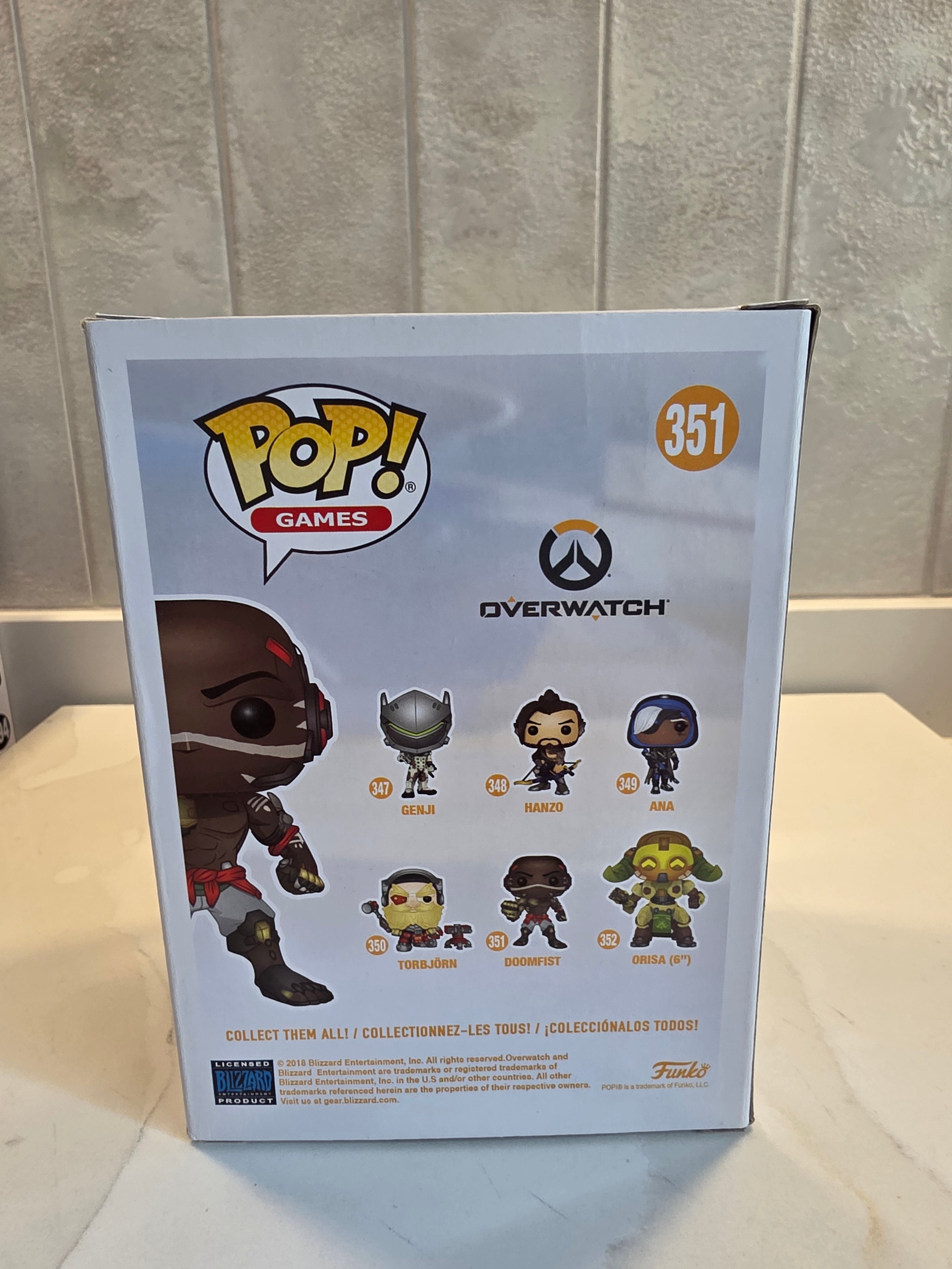 Funko Pop! Games Doomfist 351 (pre-owned)