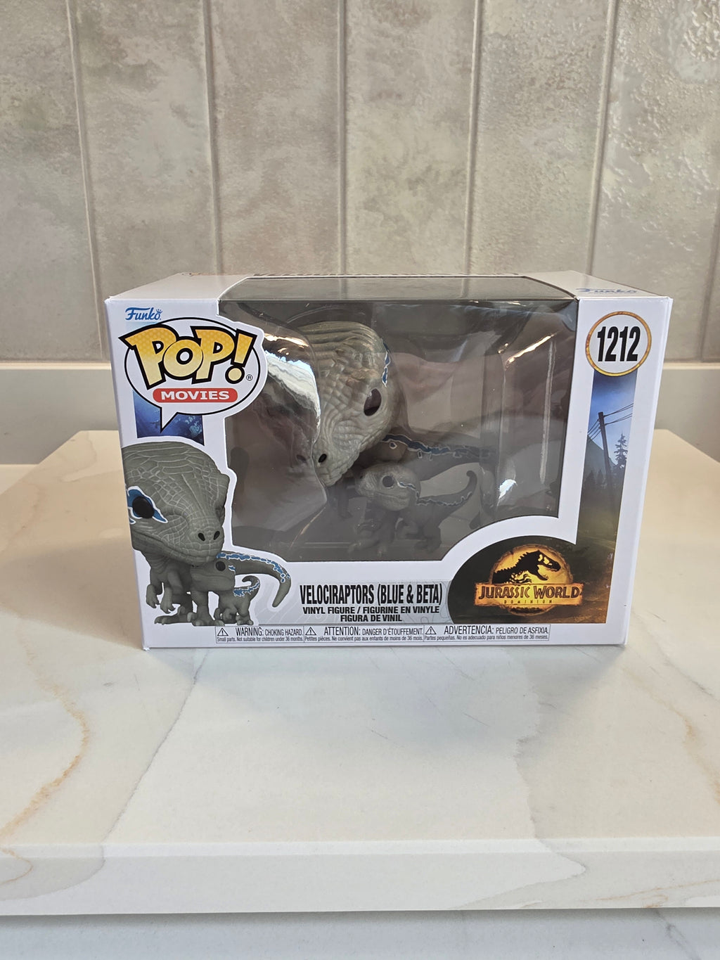Funko Pop! Movies Veliciraptors (blue & beta) 1212 (pre-owned)