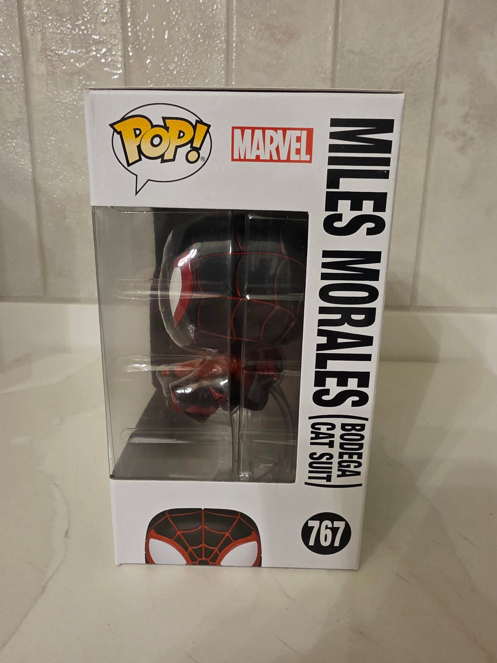 Funko Pop! Marvel Miles Morales (Bodega Cat Suit) 767 (pre-owned)