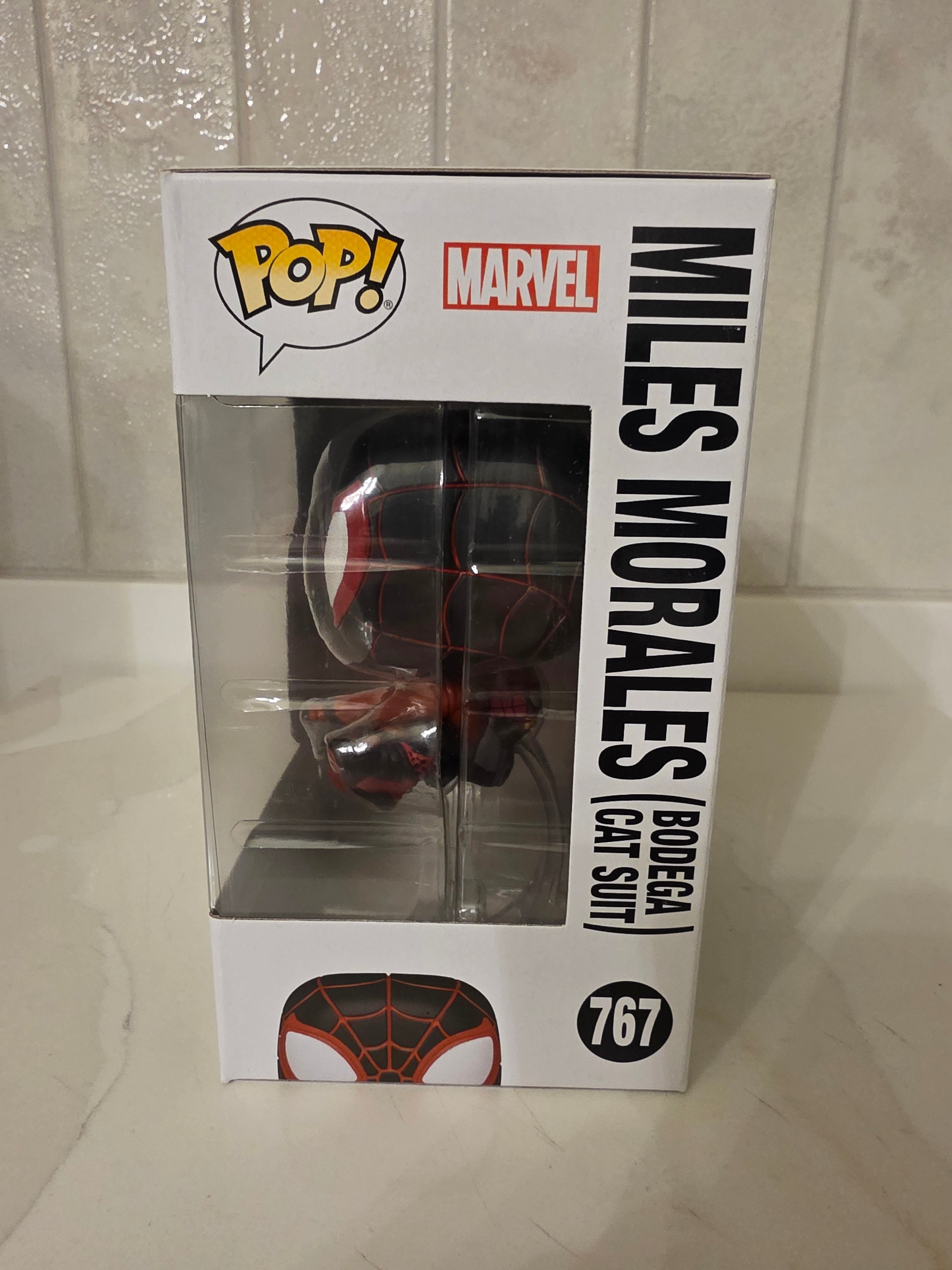 Funko Pop! Marvel Miles Morales (Bodega Cat Suit) 767 (pre-owned)