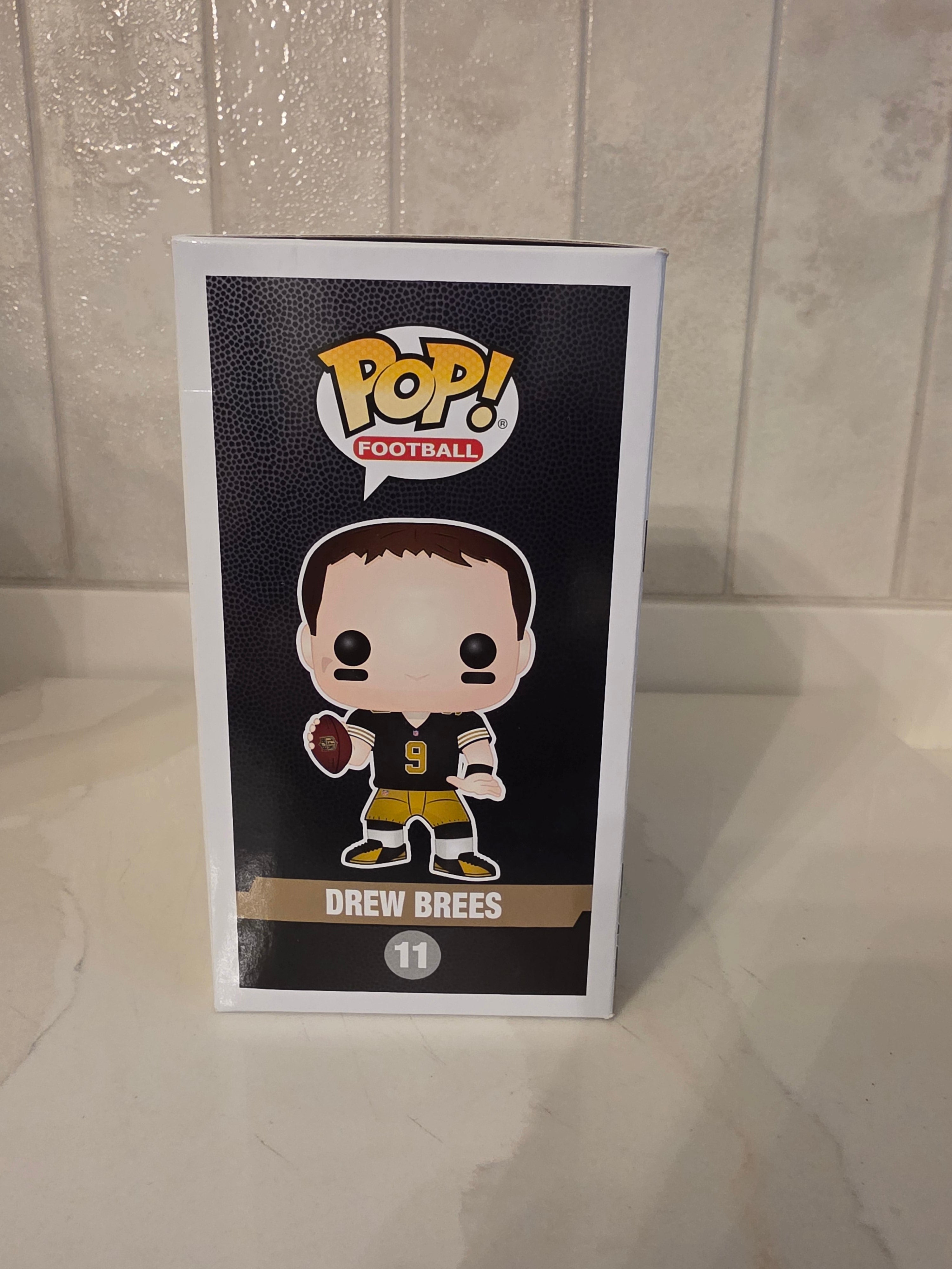 Funko Pop! NFL Saints Drew Brees 11 (blue shirt) (pre-owned)