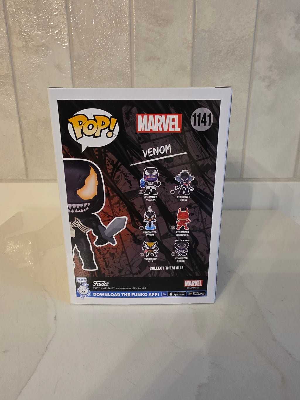 Funko Pop! Marvel Venom 1141 (glow in the dark) (pre-owned)