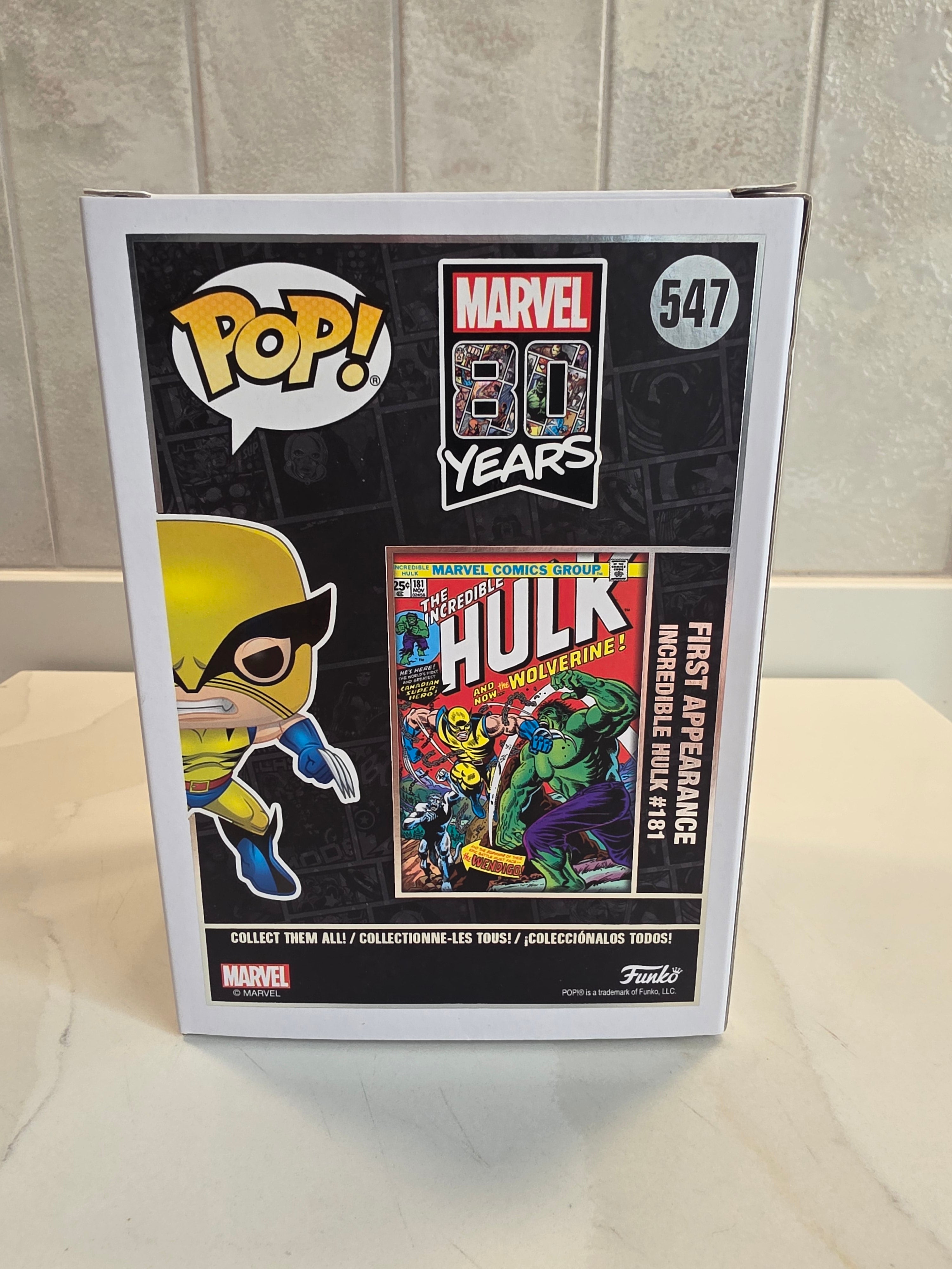 Funko Pop! Marvel Wolverine 547 (pre-owned)