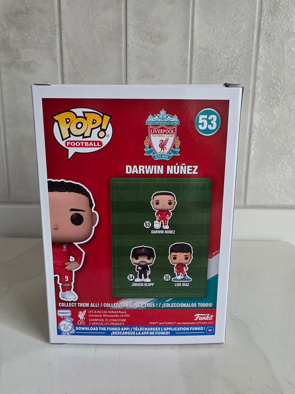 Funko Pop! Darwin Nunez 53 (pre-owned)