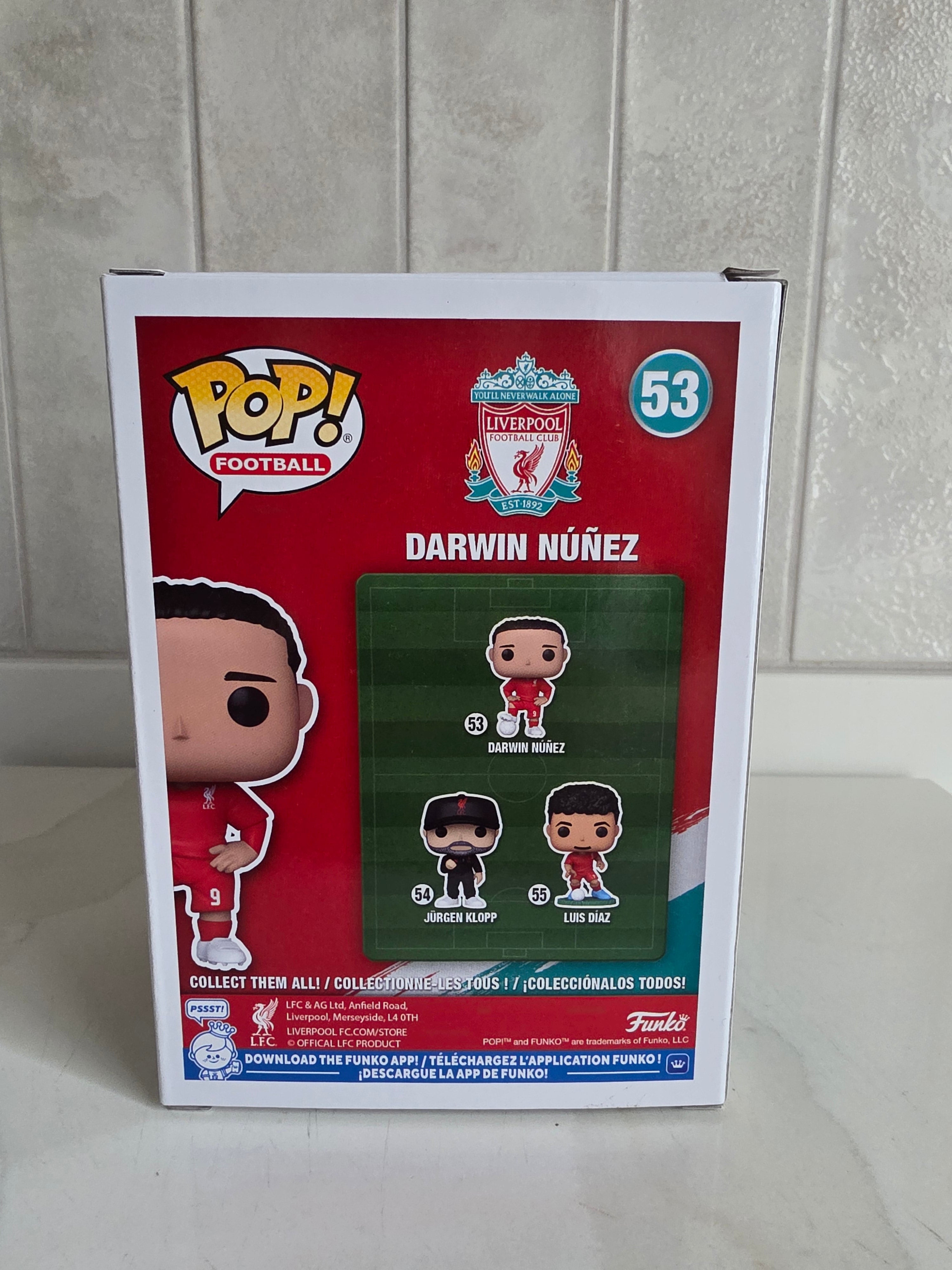 Funko Pop! Darwin Nunez 53 (pre-owned)