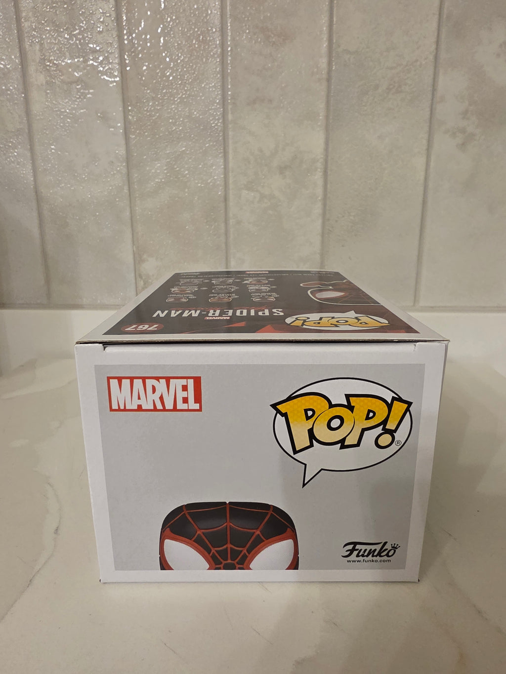 Funko Pop! Marvel Miles Morales (Bodega Cat Suit) 767 (pre-owned)