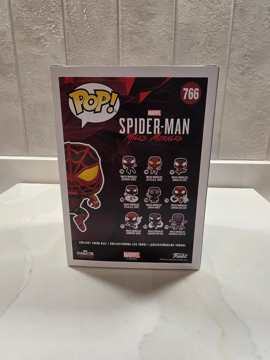 Funko Pop! Marvel Miles Morales (S.T.R.I.K.E. Suit) 766 (pre-owned)