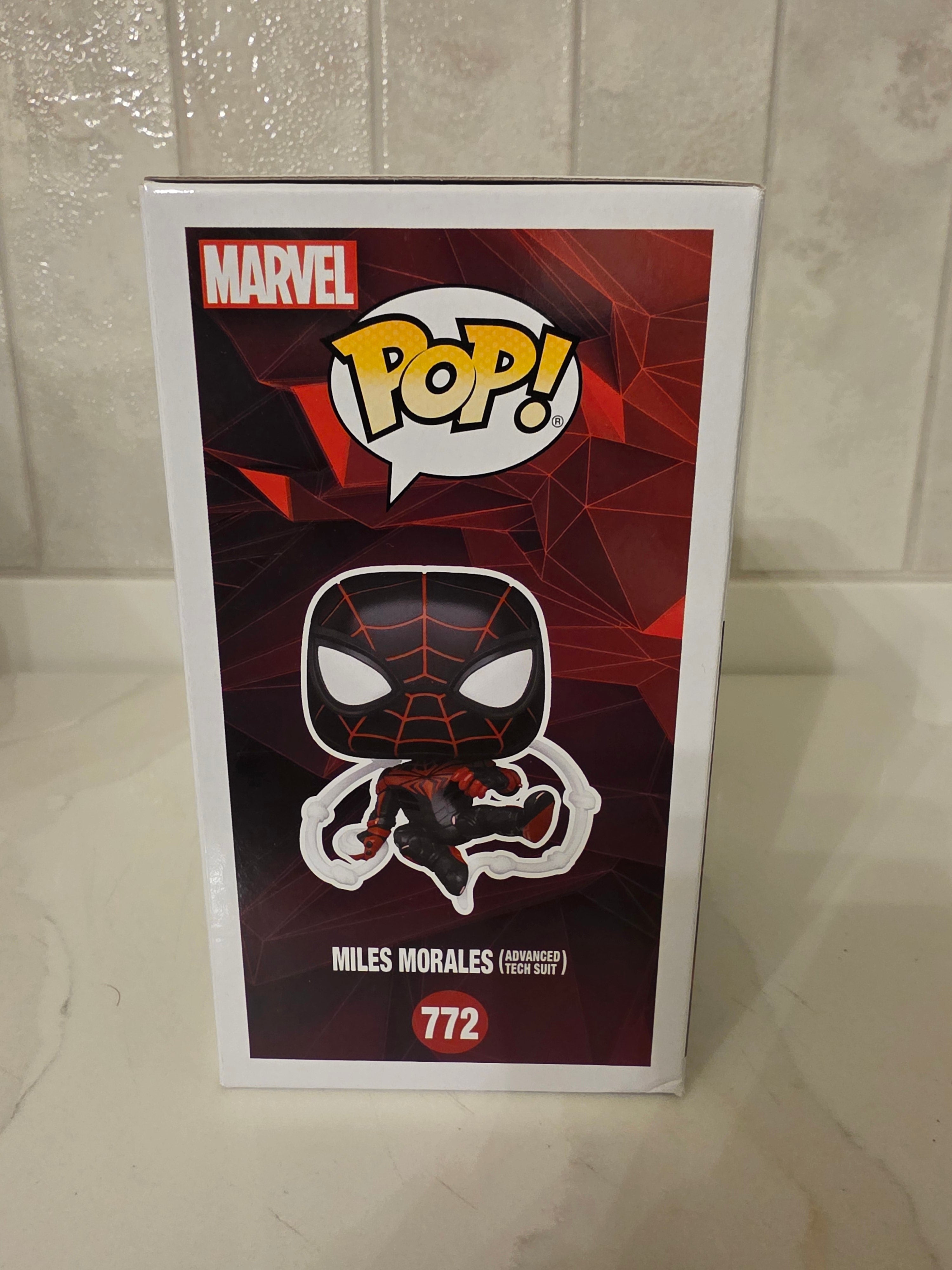 Funko Pop! Marvel Miles Morales (advanced tech suit) 772 (pre-owned)