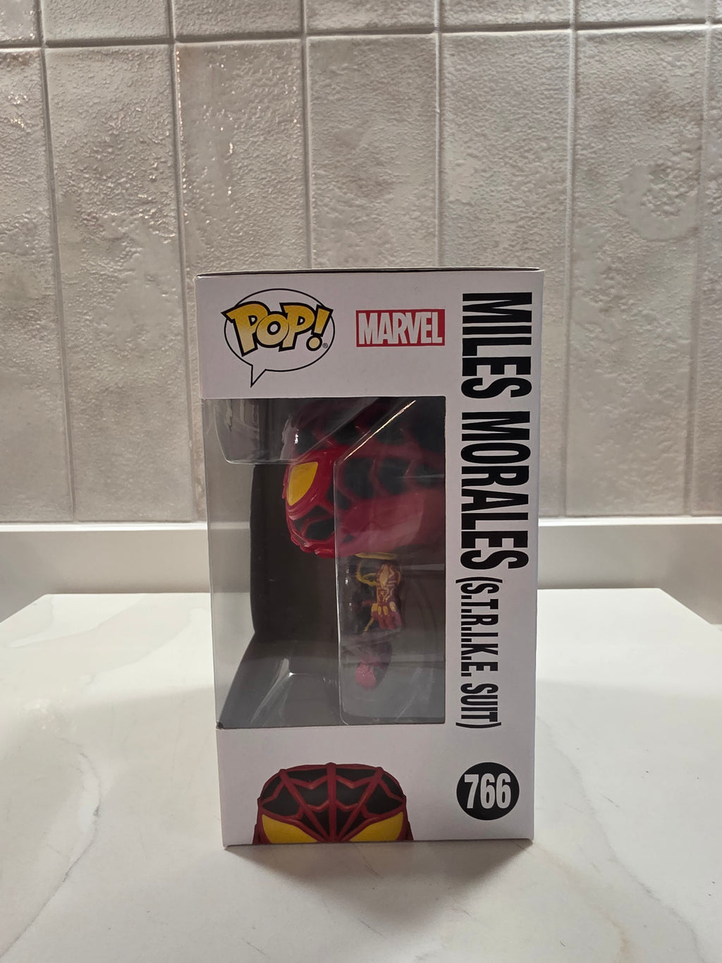 Funko Pop! Marvel Miles Morales (S.T.R.I.K.E. Suit) 766 (pre-owned)