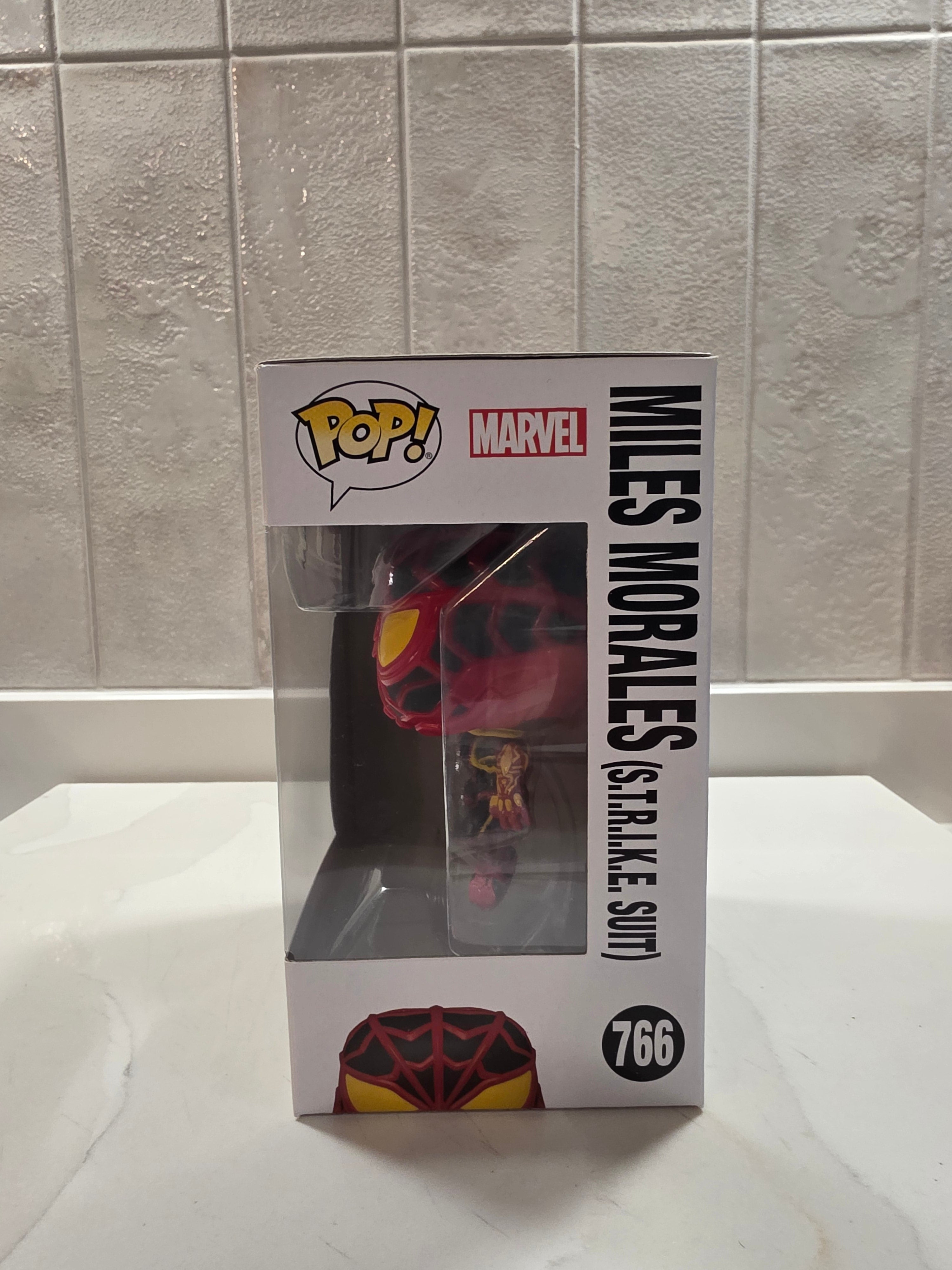 Funko Pop! Marvel Miles Morales (S.T.R.I.K.E. Suit) 766 (pre-owned)