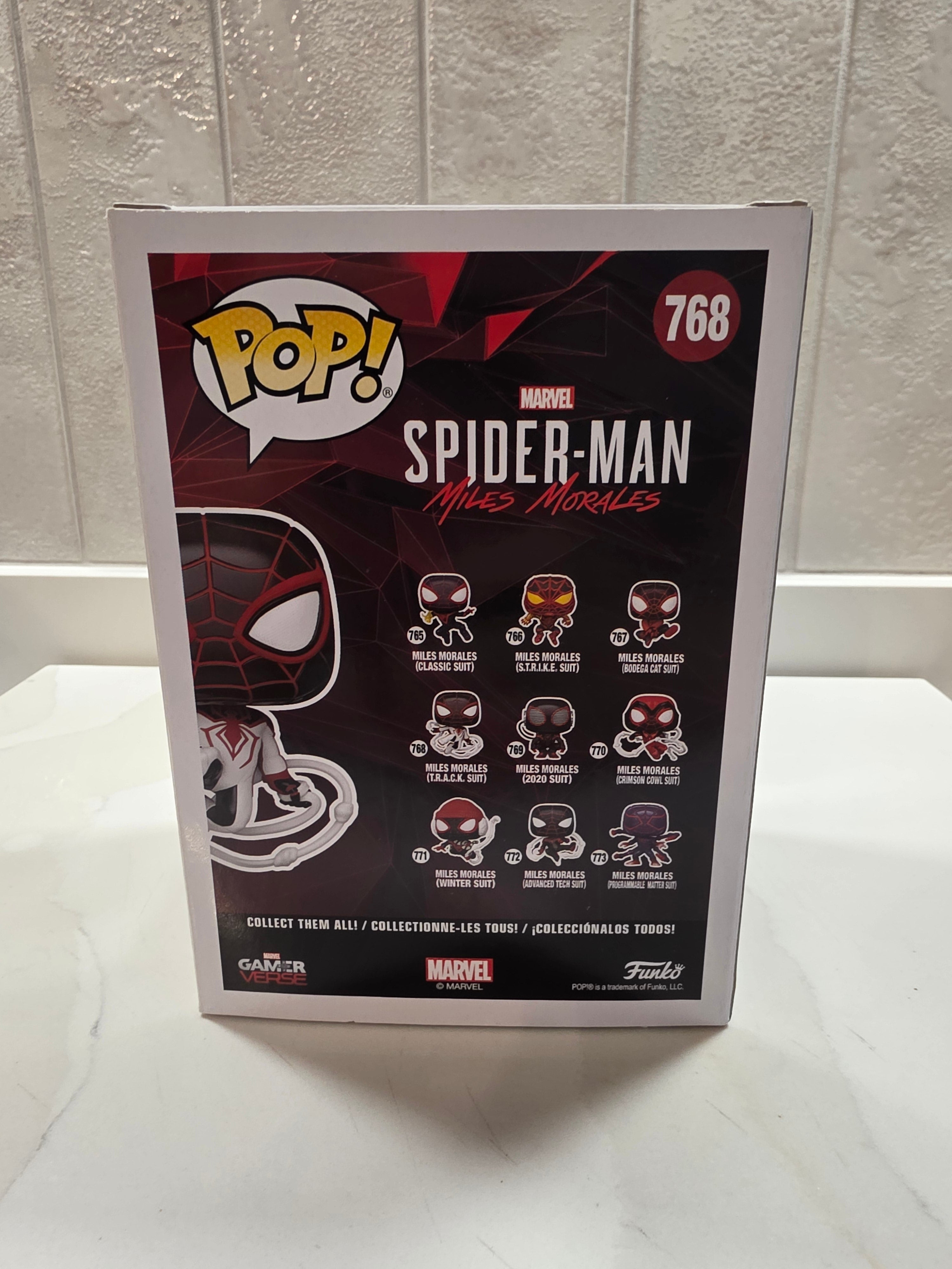 Funko Pop! Marvel Miles Morales (T.R.A.C.K. Suit) 768 (pre-owned)
