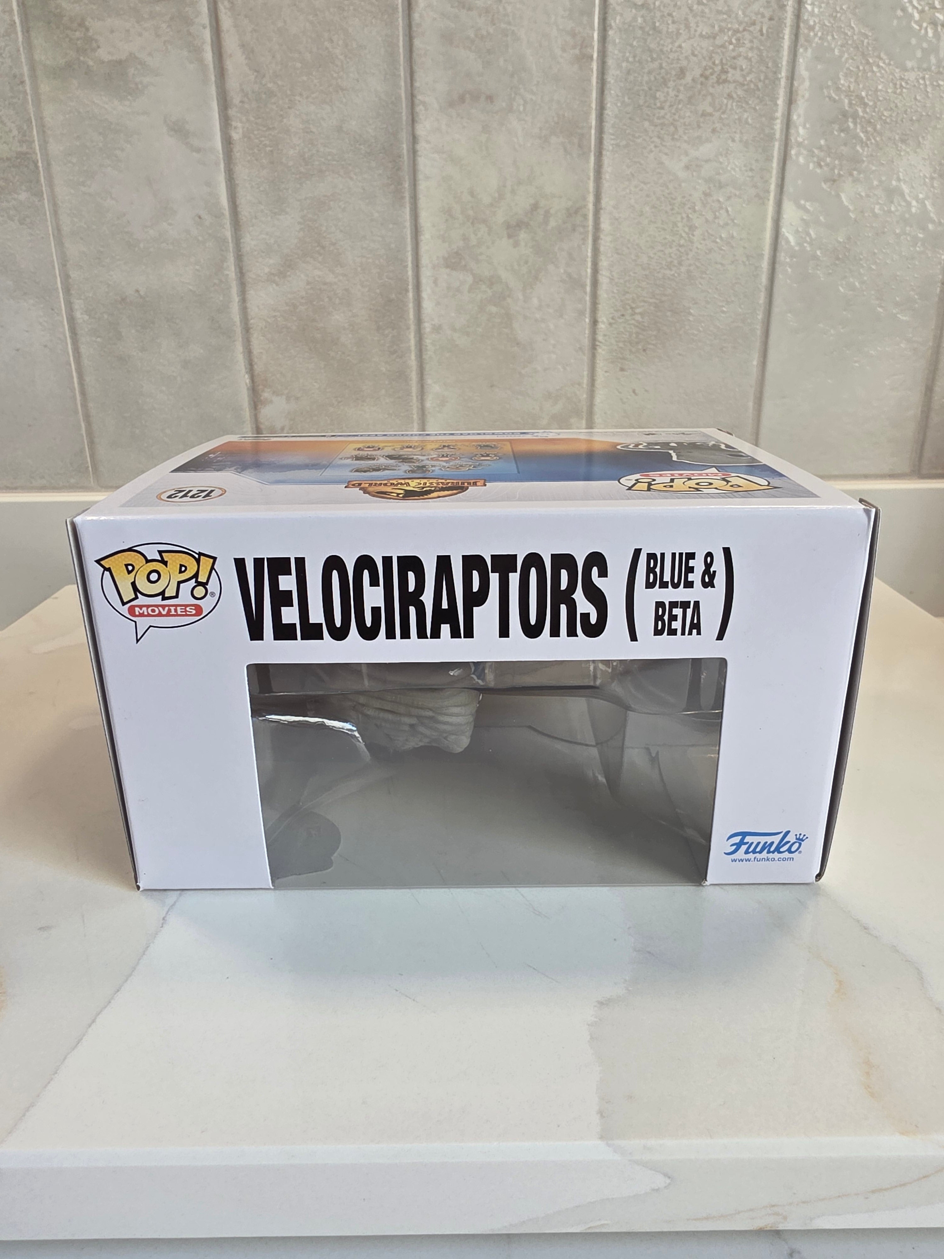 Funko Pop! Movies Veliciraptors (blue & beta) 1212 (pre-owned)