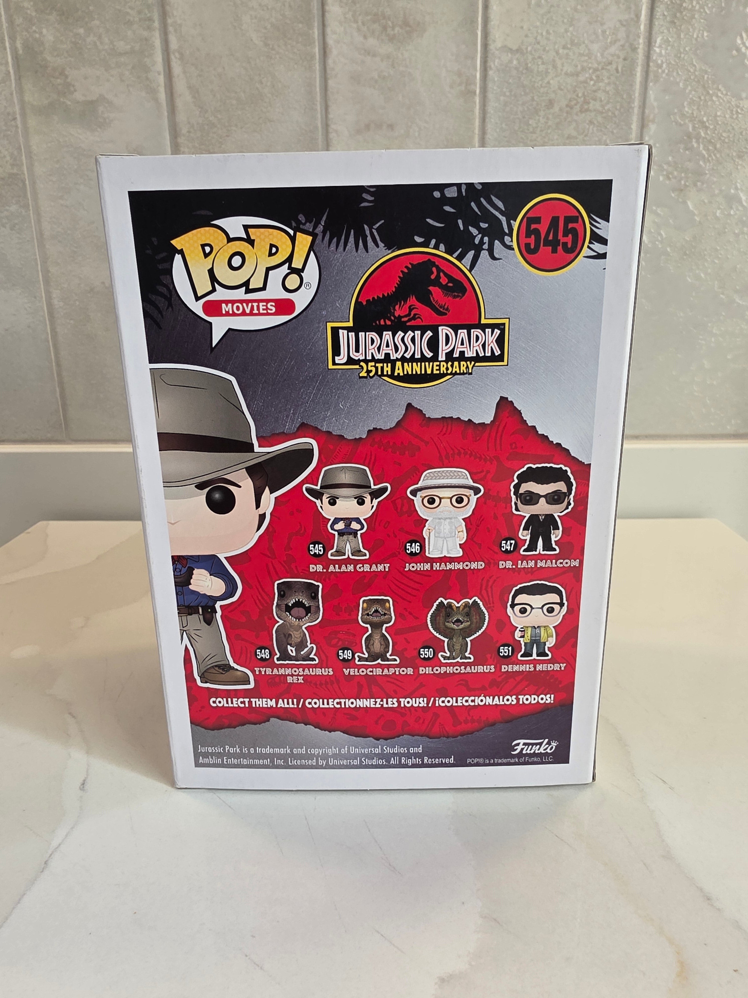 Funko Pop! Movies Dr. Alan Grant 545 (pre-owned)