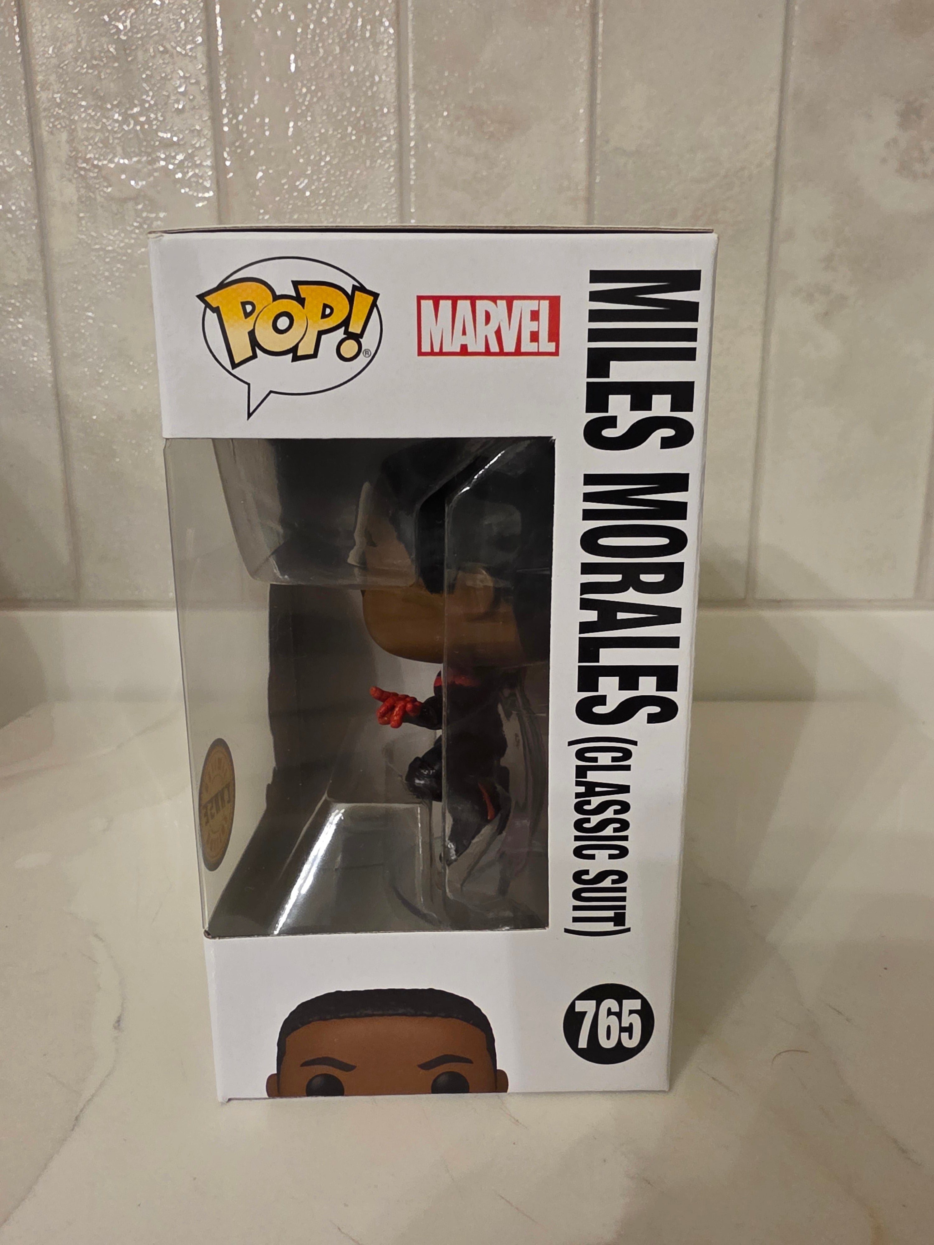 Funko Pop! Marvel Miles Morales (classic suit) 765 Chase (pre-owned)