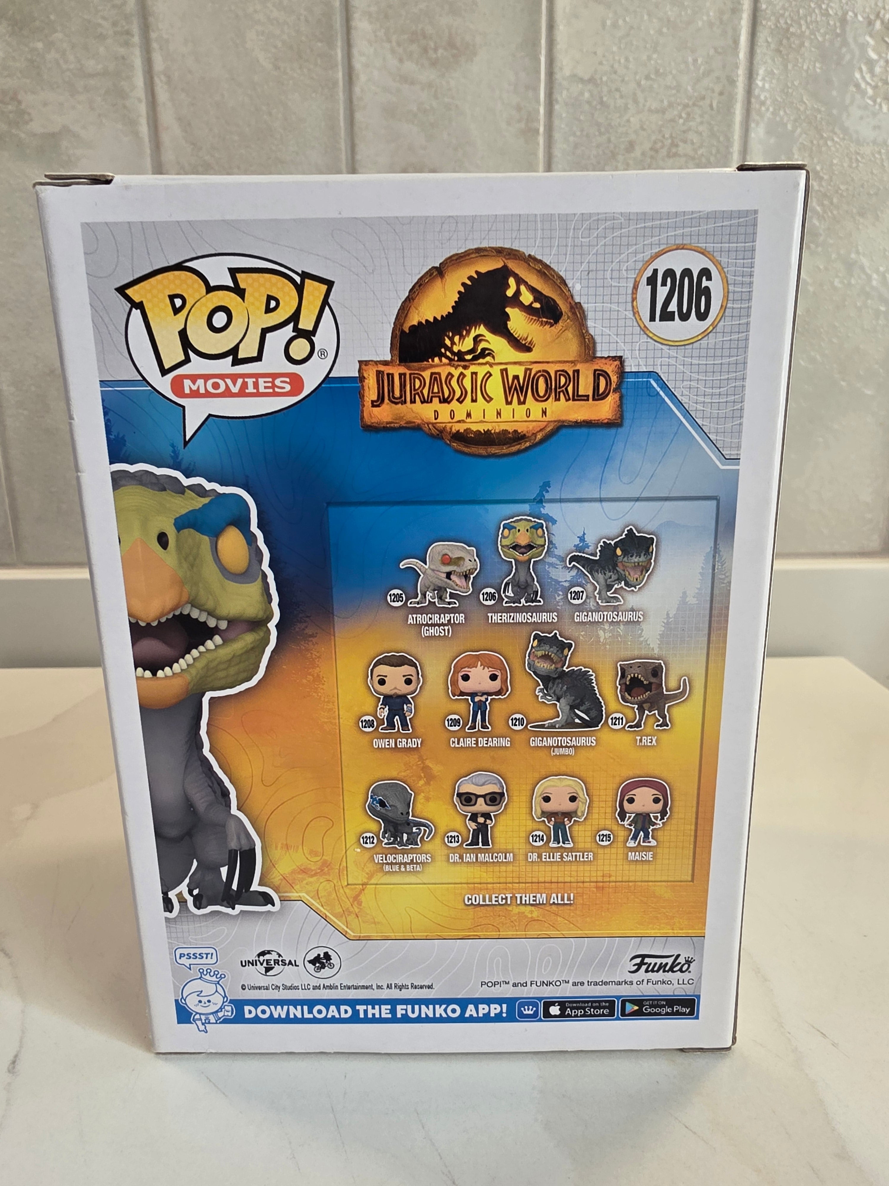 Funko Pop! Movies Therizinosaurus 1206 (pre-owned)
