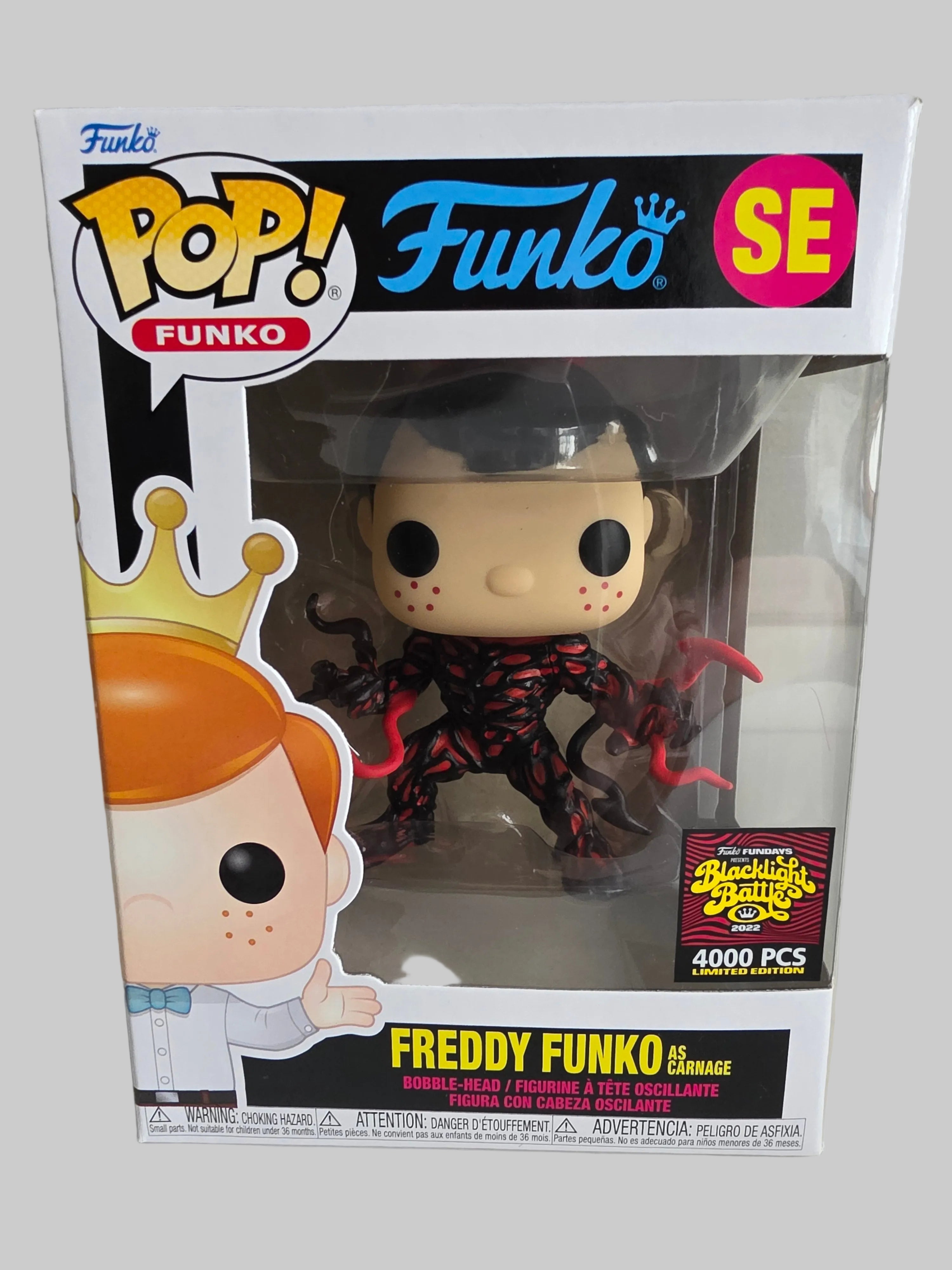 Funko Pop! Freddy Funko as Carnage SE 2022 4000 Pieces (pre-owned)