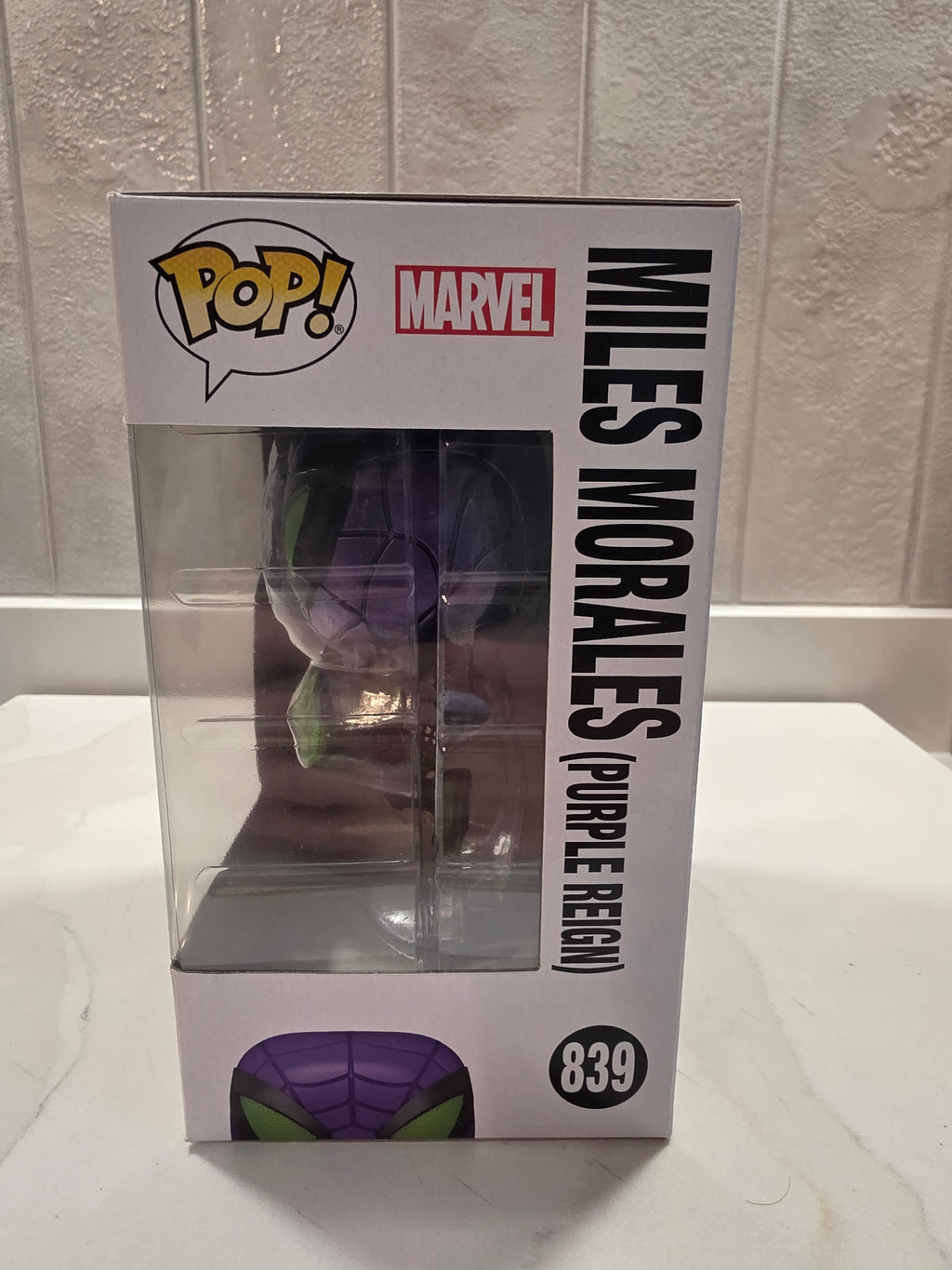 Funko Pop! Marvel Miles Morales (purple reign) 839 (pre-owned)