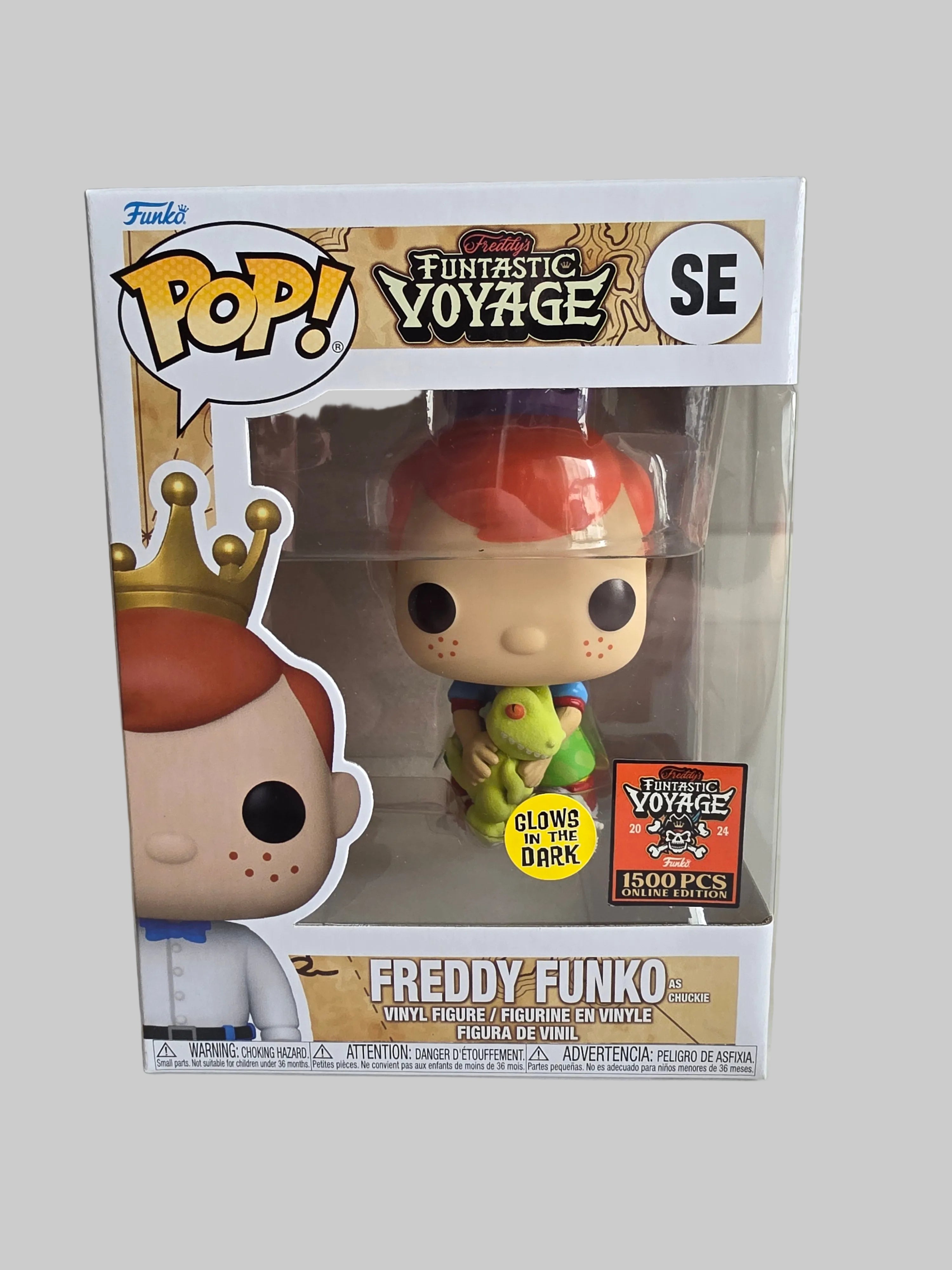 Funko Pop! Freddy Funko as Chuckie SE 2024 (glow in the dark) 1500 Pieces (pre-owned)