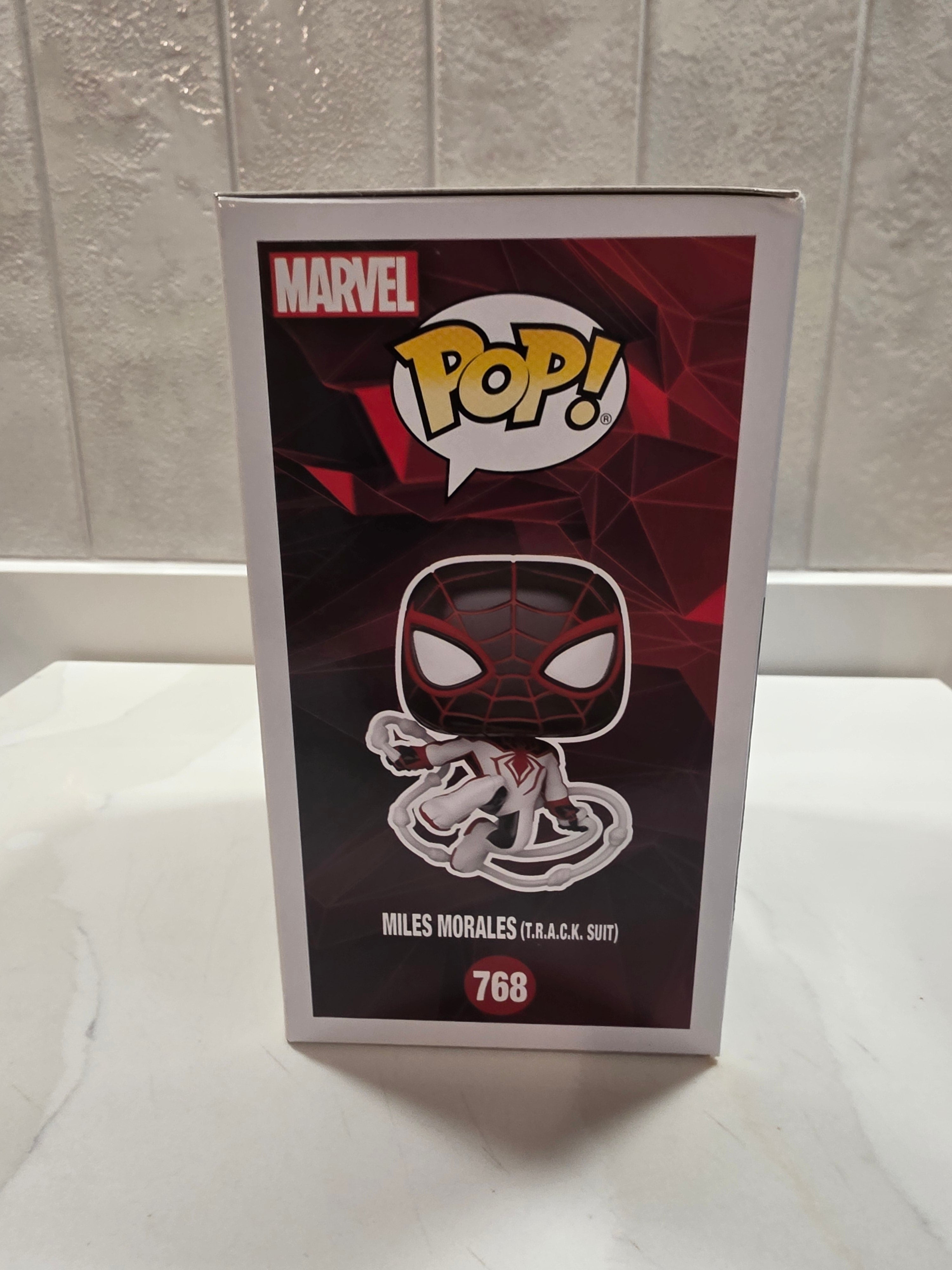 Funko Pop! Marvel Miles Morales (T.R.A.C.K. Suit) 768 (pre-owned)