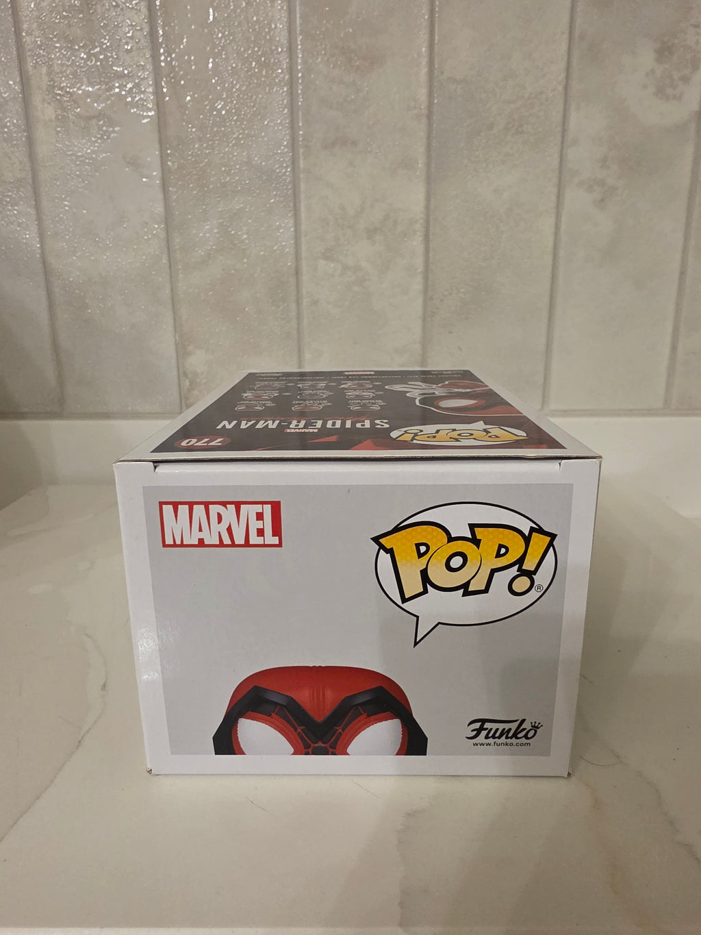 Funko Pop! Marvel Miles Morales (crimson cowl suit) 770 (pre-owned)