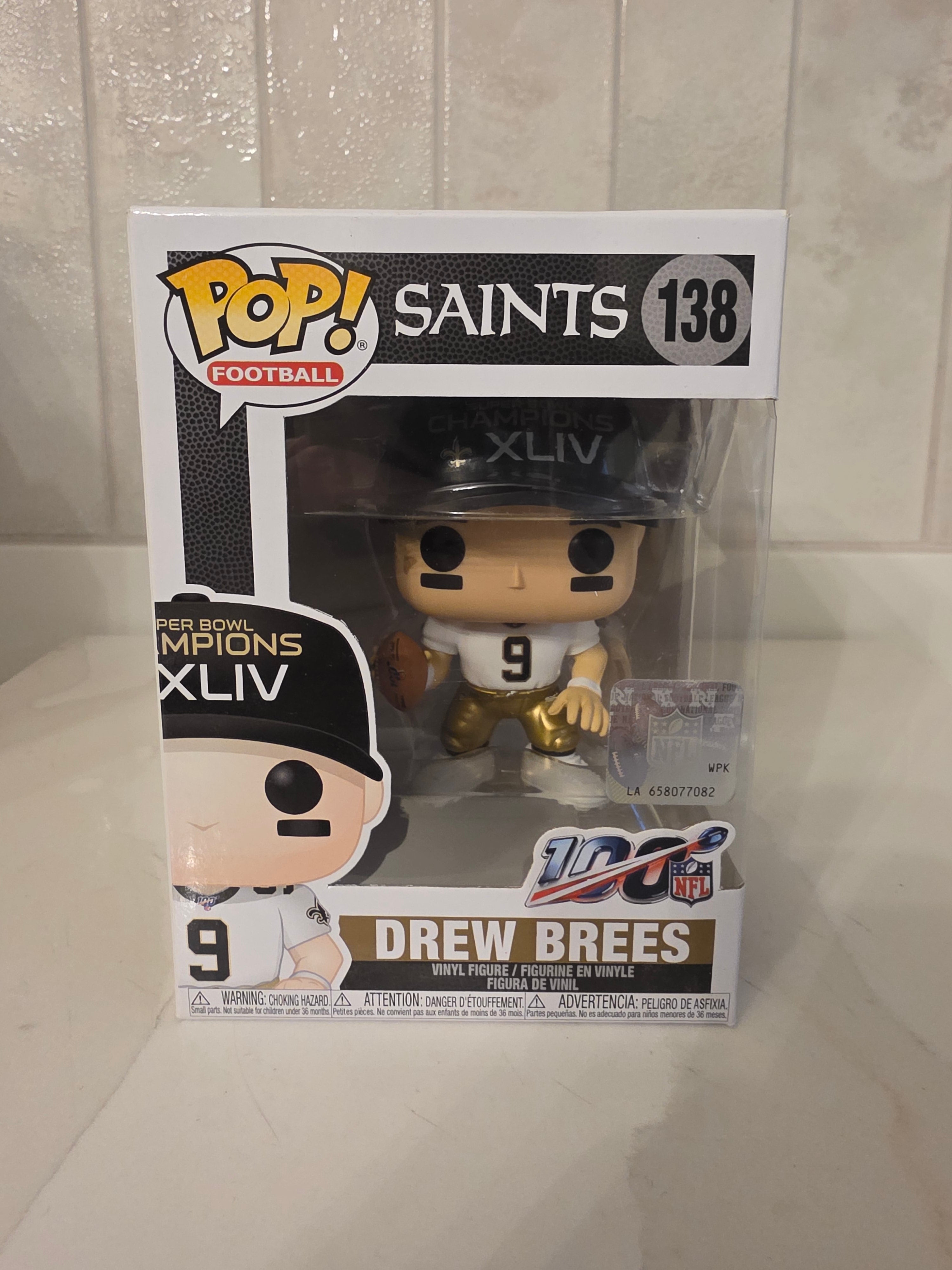 Funko Pop! NFL Saints Drew Brees 138 (pre-owned)