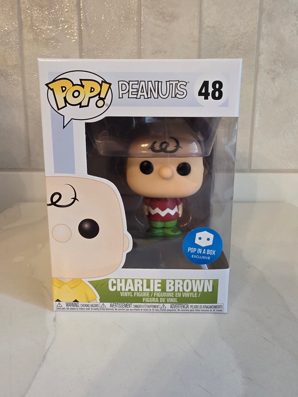 Funko Pop! Peanuts Charlie Brown 48 (red shirt) (pre-owned)